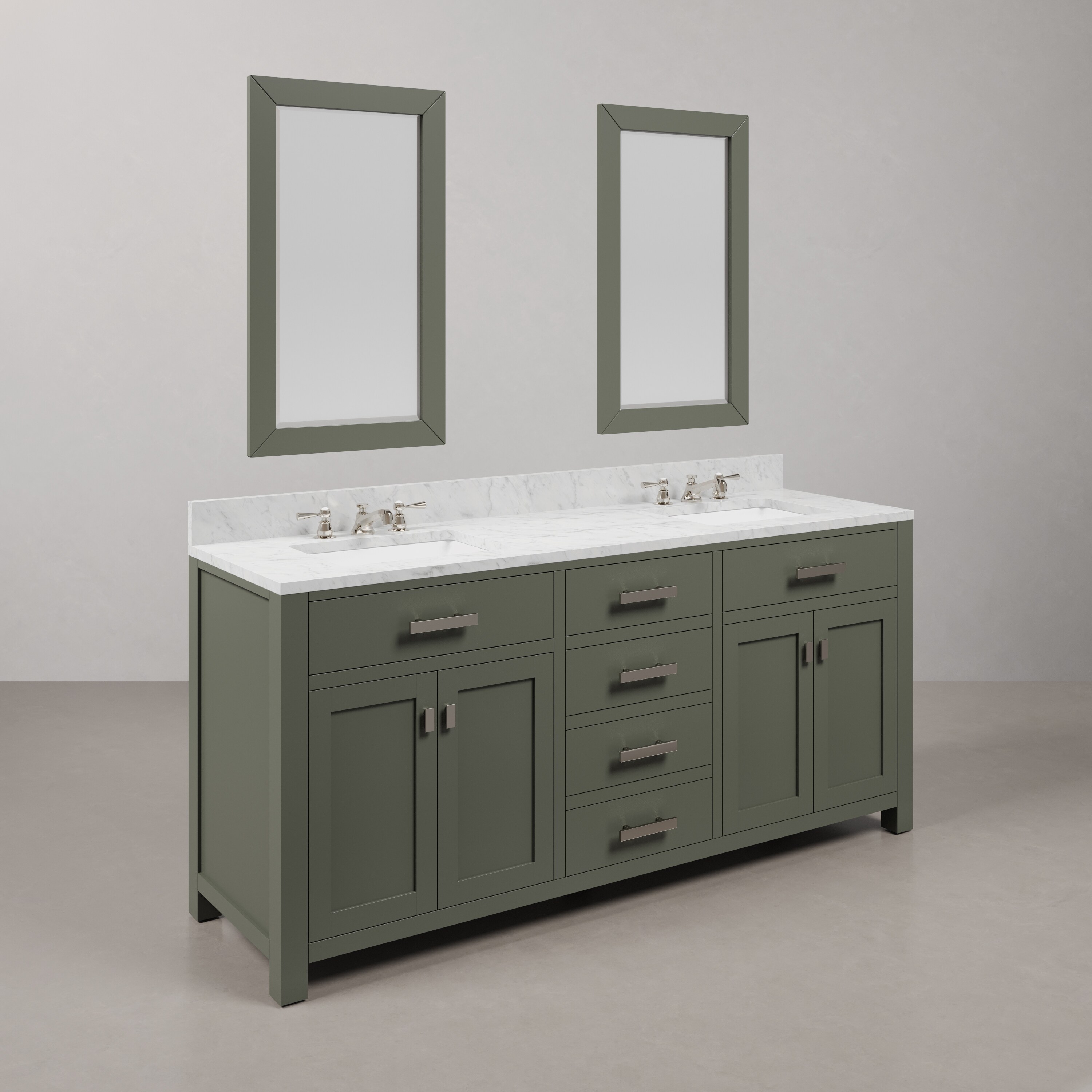 Water Creation MS72CW01GN-R21TL0901 Bath-Vanity-Combo - View #3