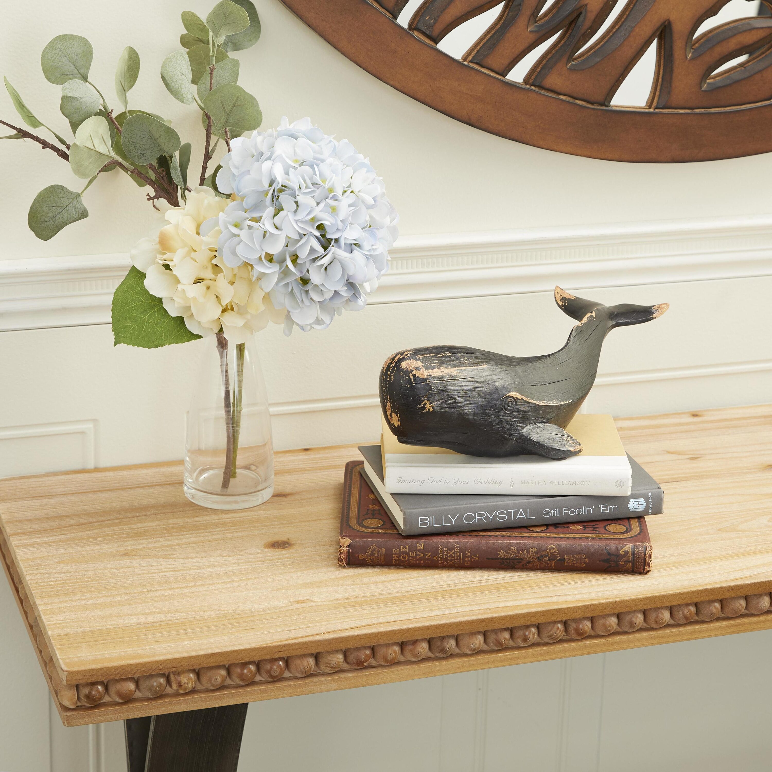 Grayson Lane 94151 Black Resin/Stone Coastal Sculpture