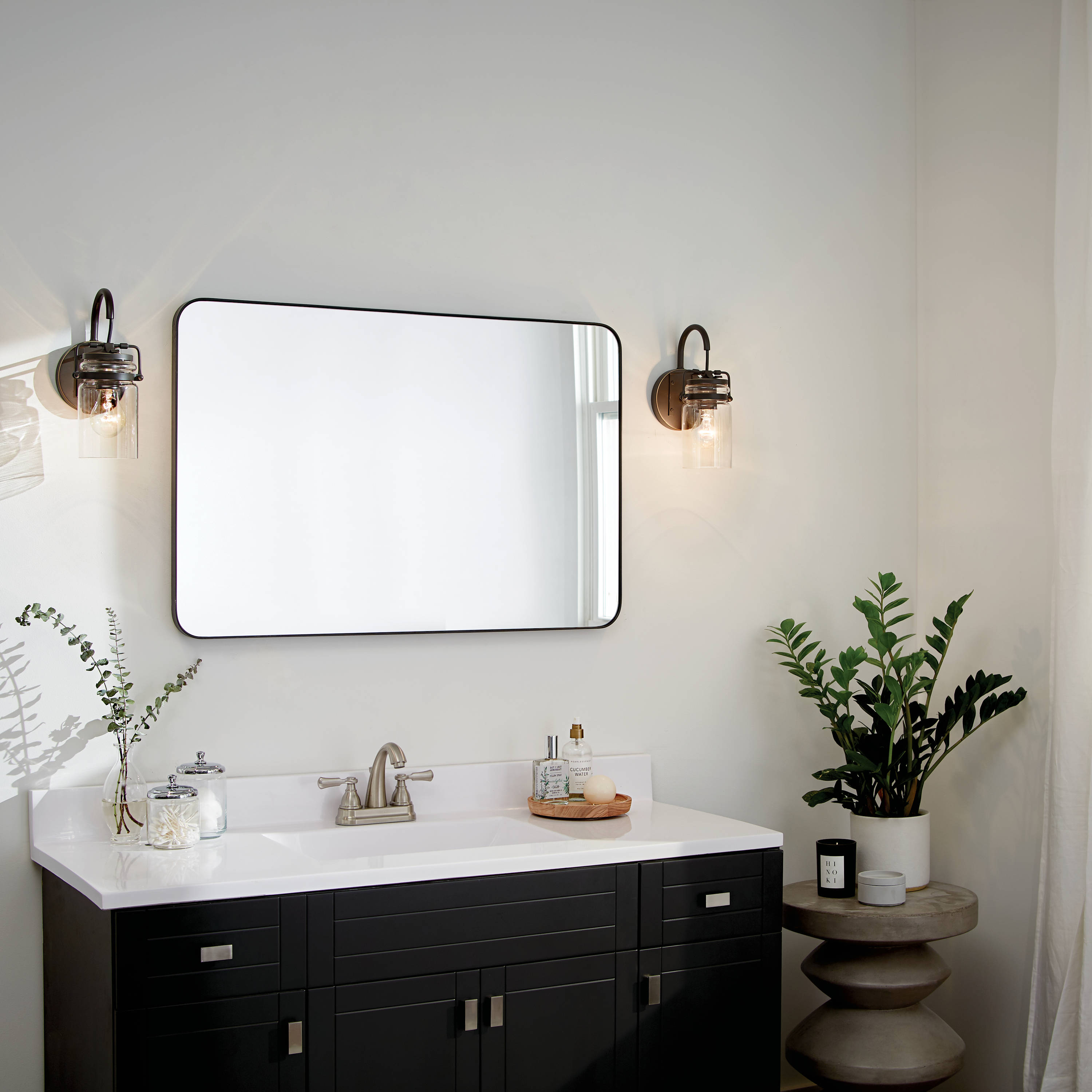 Kichler Brinley 5-in 1-Light Antique Bronze Modern/Contemporary Vanity ...