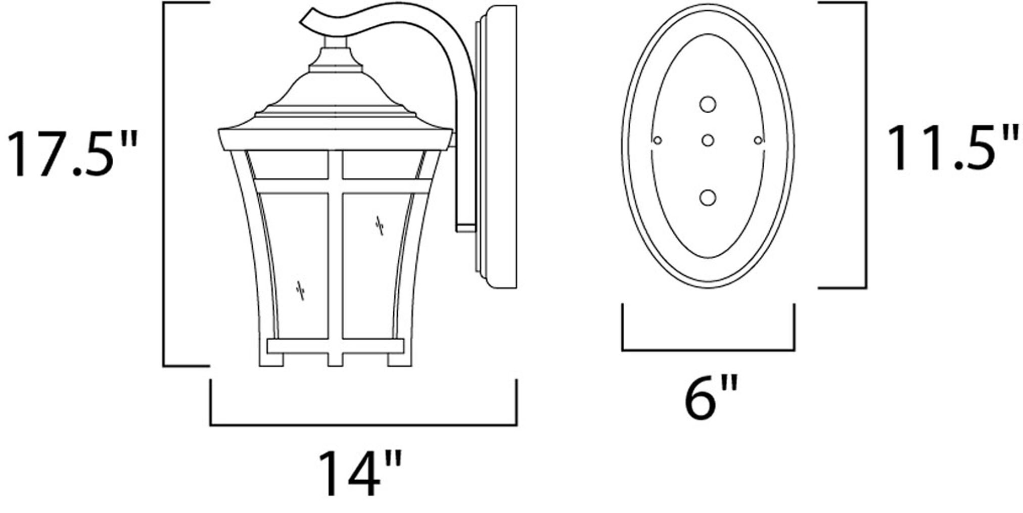 Maxim Lighting 65165GFCO Outdoor-Wall-Lighting - View #2