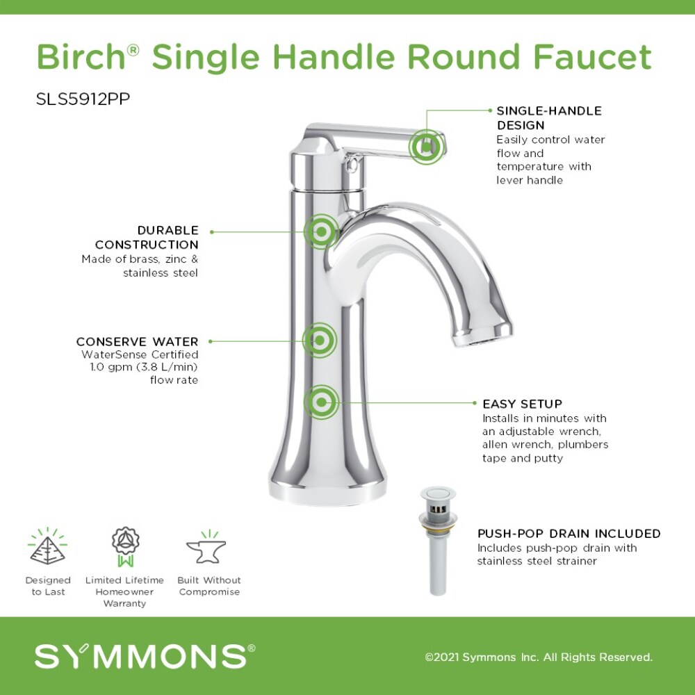 Symmons SLS5912PP Lavatory-Faucets - View #4