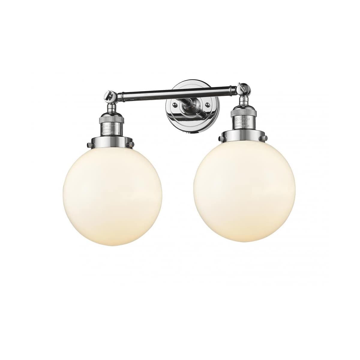  208-PC-G201-8-LED Franklin Restoration Large Beacon Bathroom Vanity Light