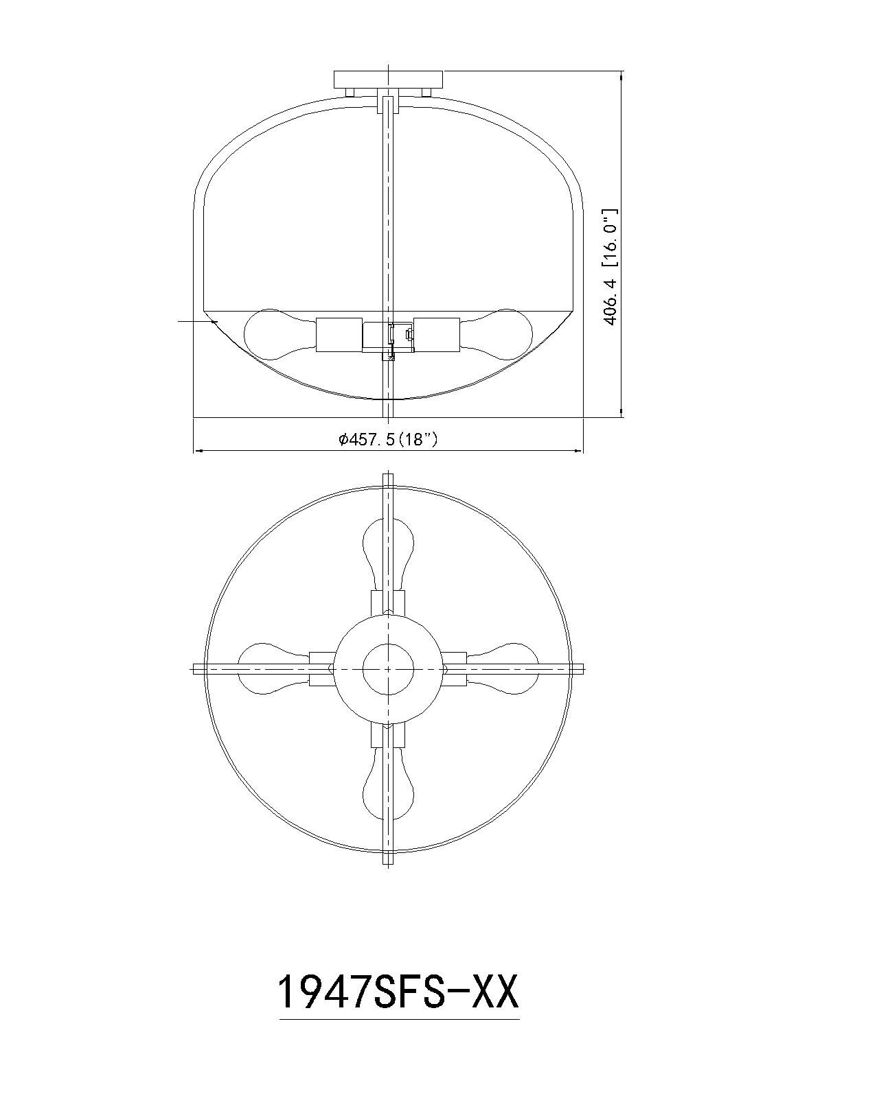 Z-Lite 1947SFS-MGLD flushmounts - View #8