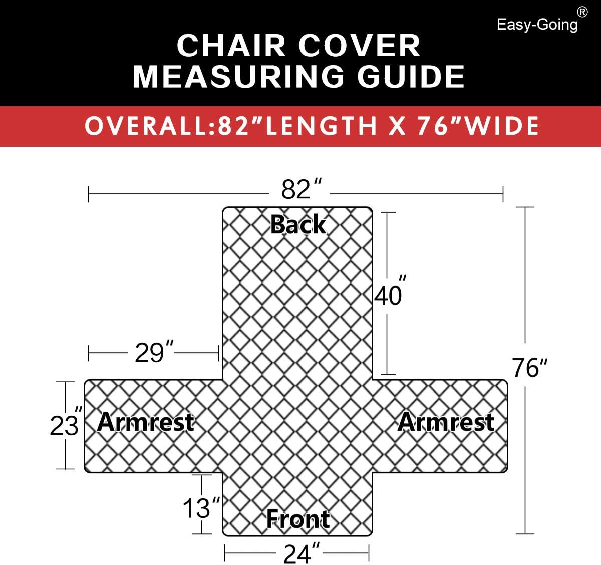 J&V TEXTILES PRTCTR CHAIR BLACK slipcovers - View #5