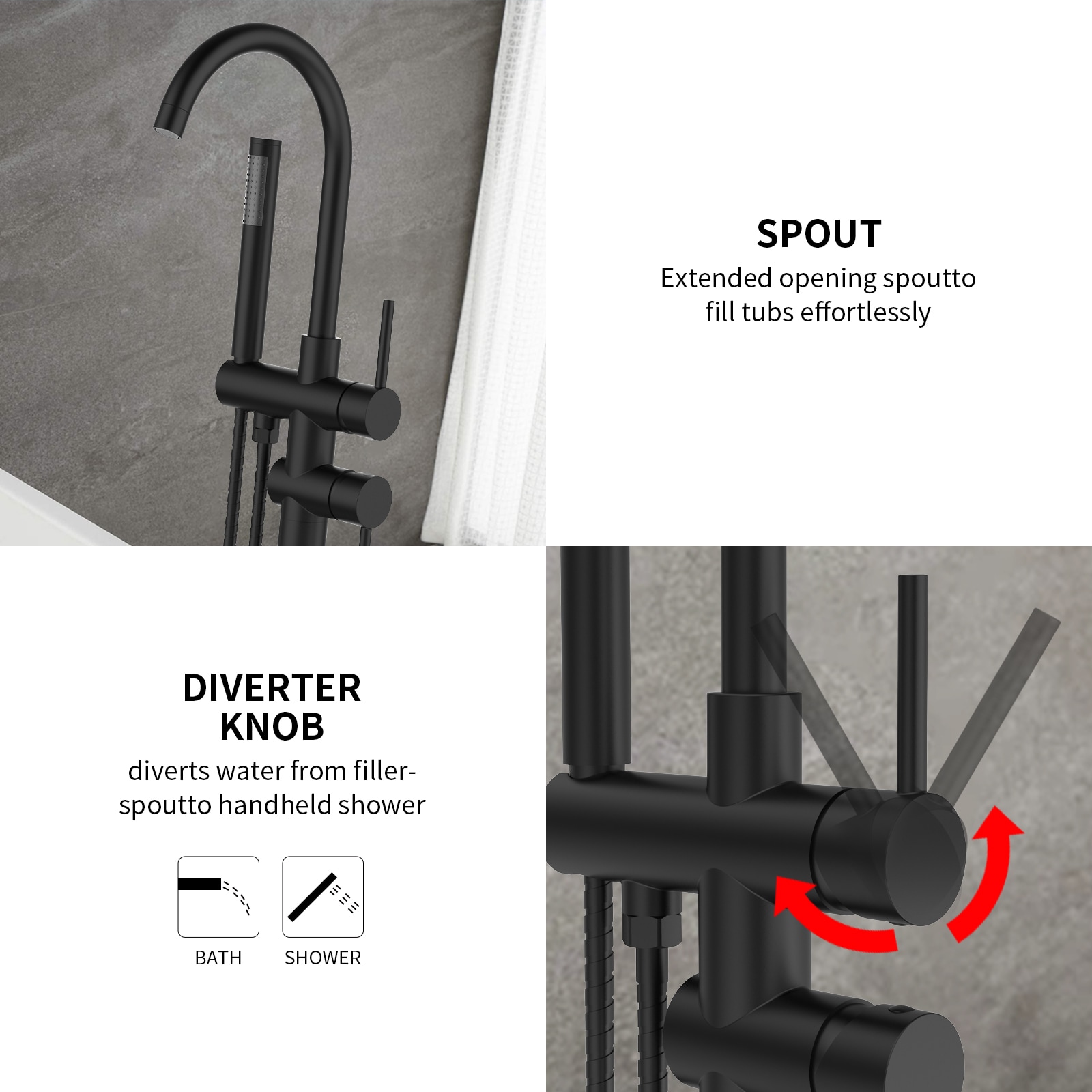 AAZJ LG-103858 Roman-Tub-Faucets - View #8