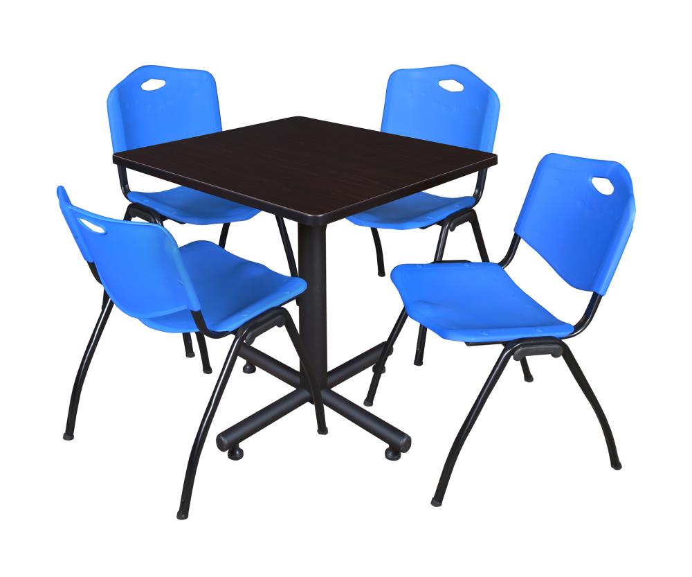 Regency TKB3030MW47BE Breakroom Brown 4-Person Training Table (30-in W x 29-in H)
