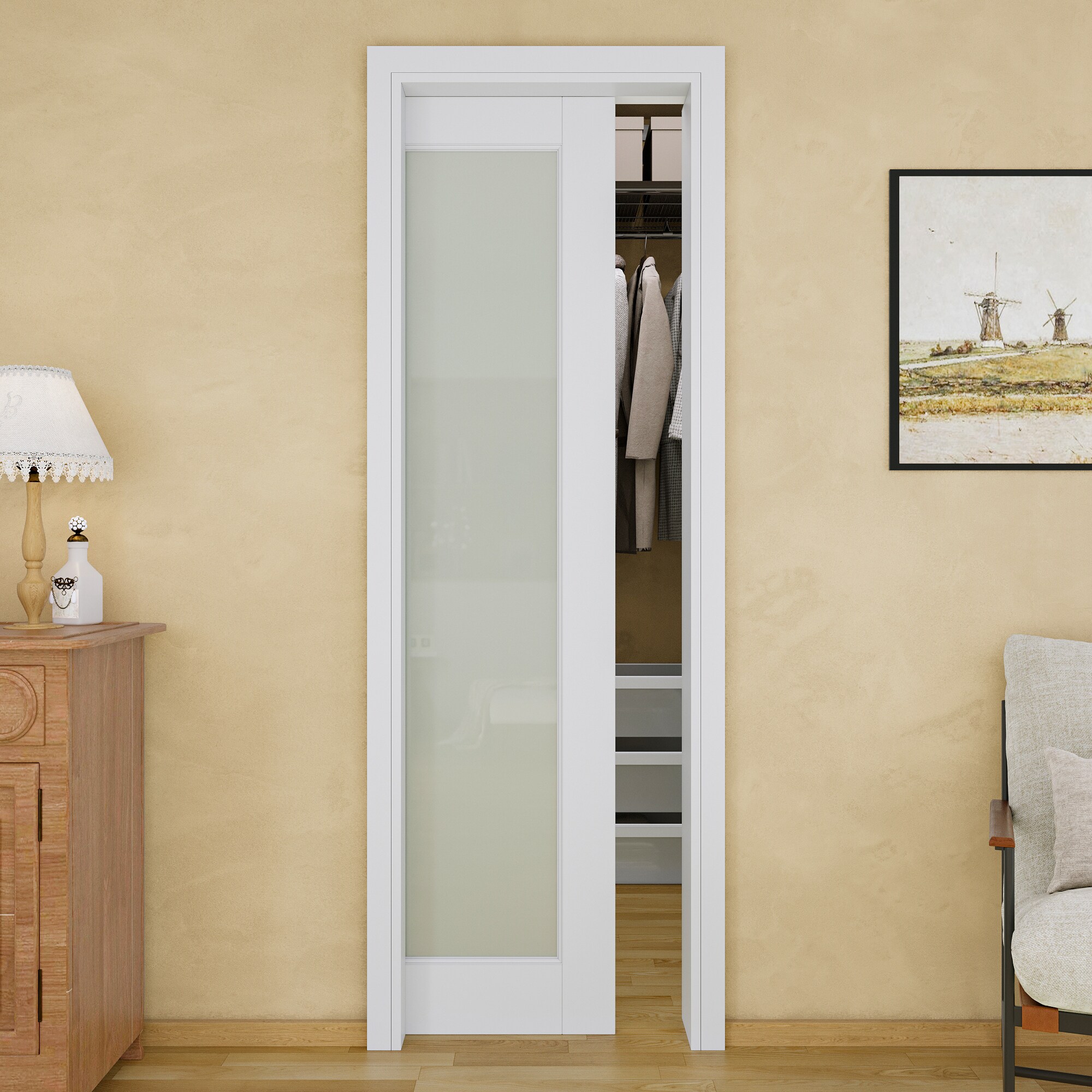 JUJUBON IN-PDPKSC-G-1L-9624 Pocket-Doorframe-Screens - View #2
