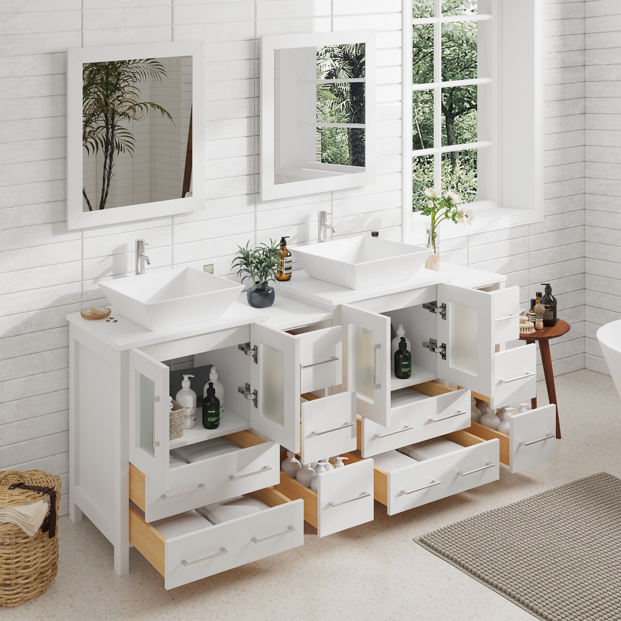 Vanity Art VA3124-72W Bath-Vanity-Combo - View #3