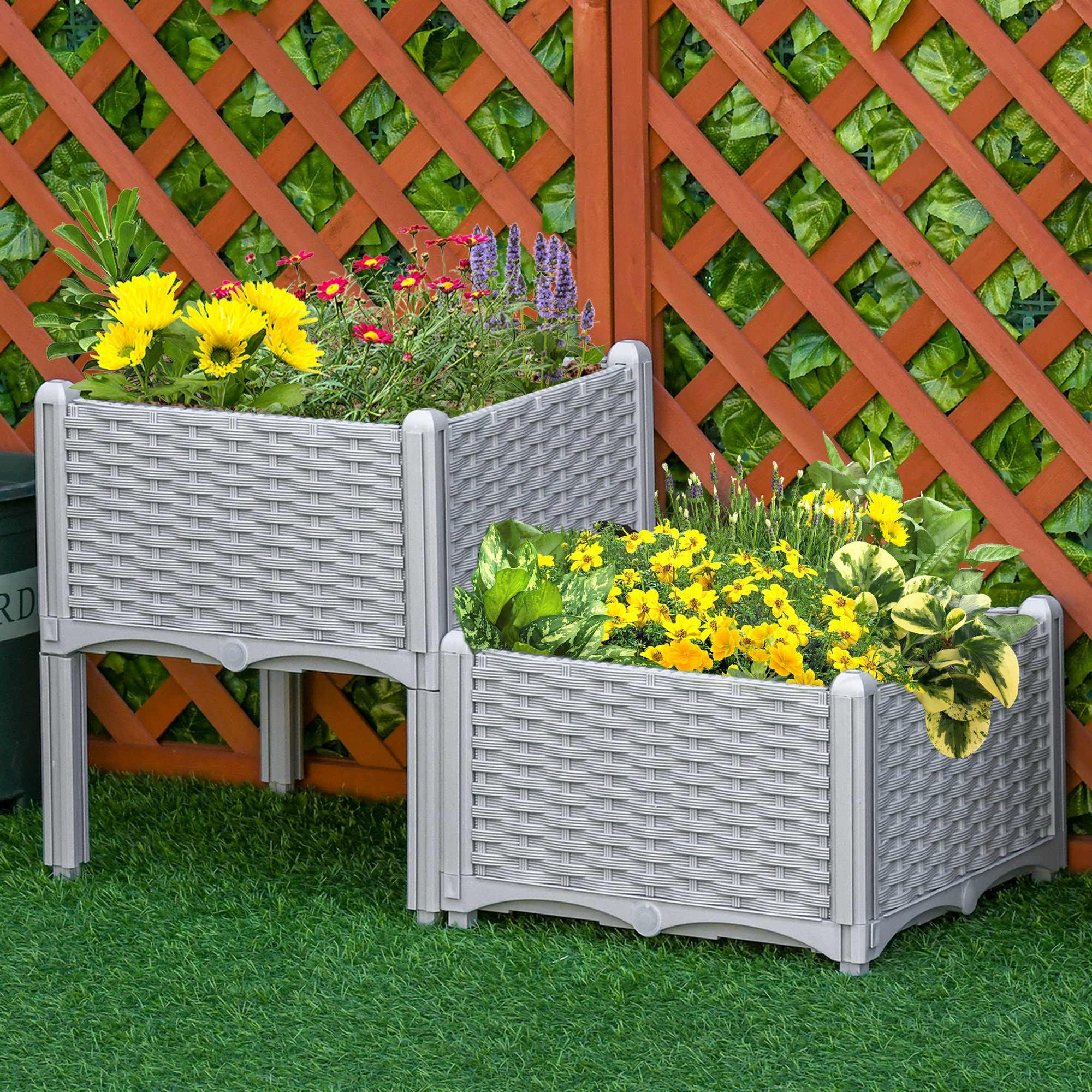 AHIOU HOME ZAAHG-P174438GB Raised-Planter-Boxes - View #2