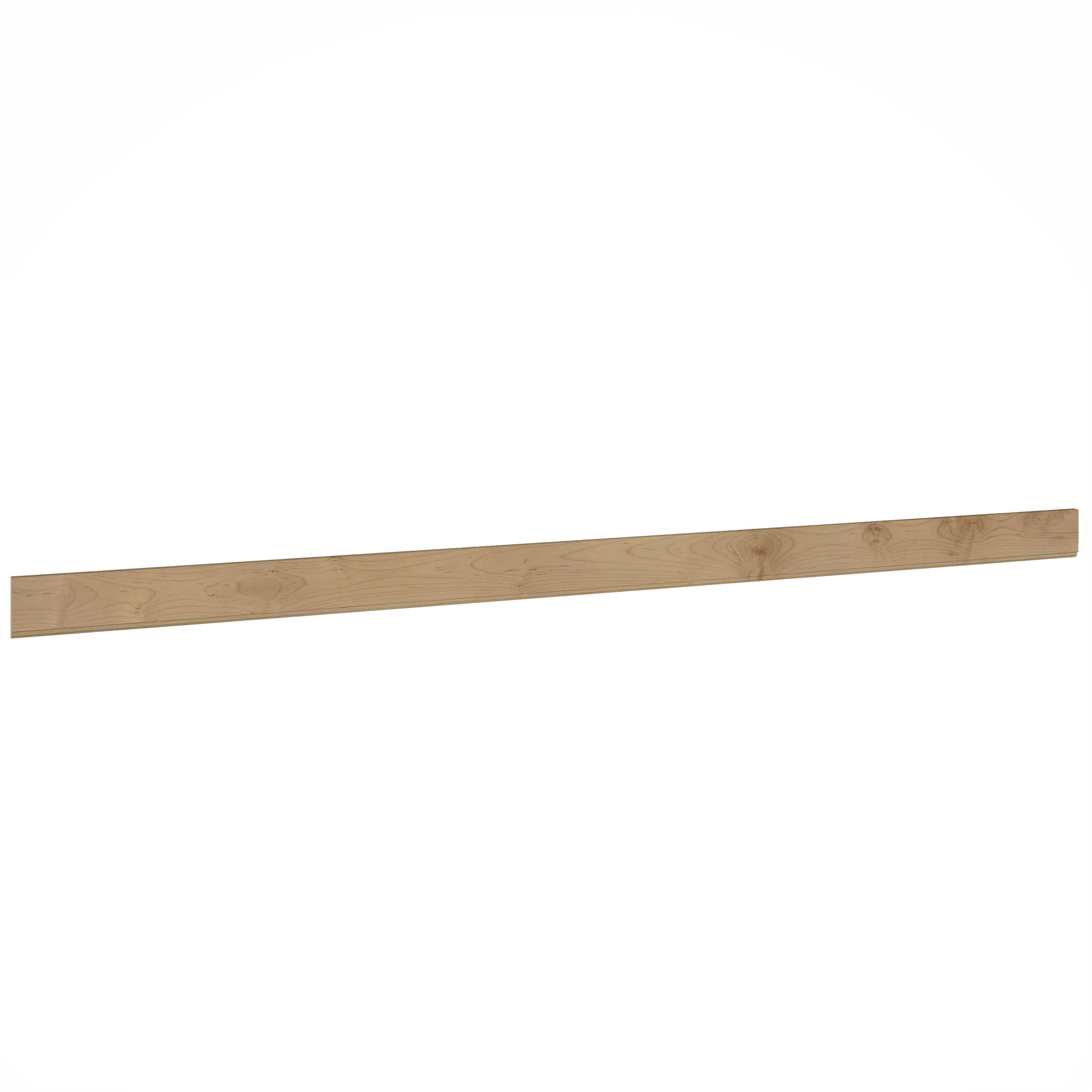 Diamond Express 62K-VV96 Cabinet Valance 96-in W x 0.75-in H x 4.5-in D Coastline Brown Stained
