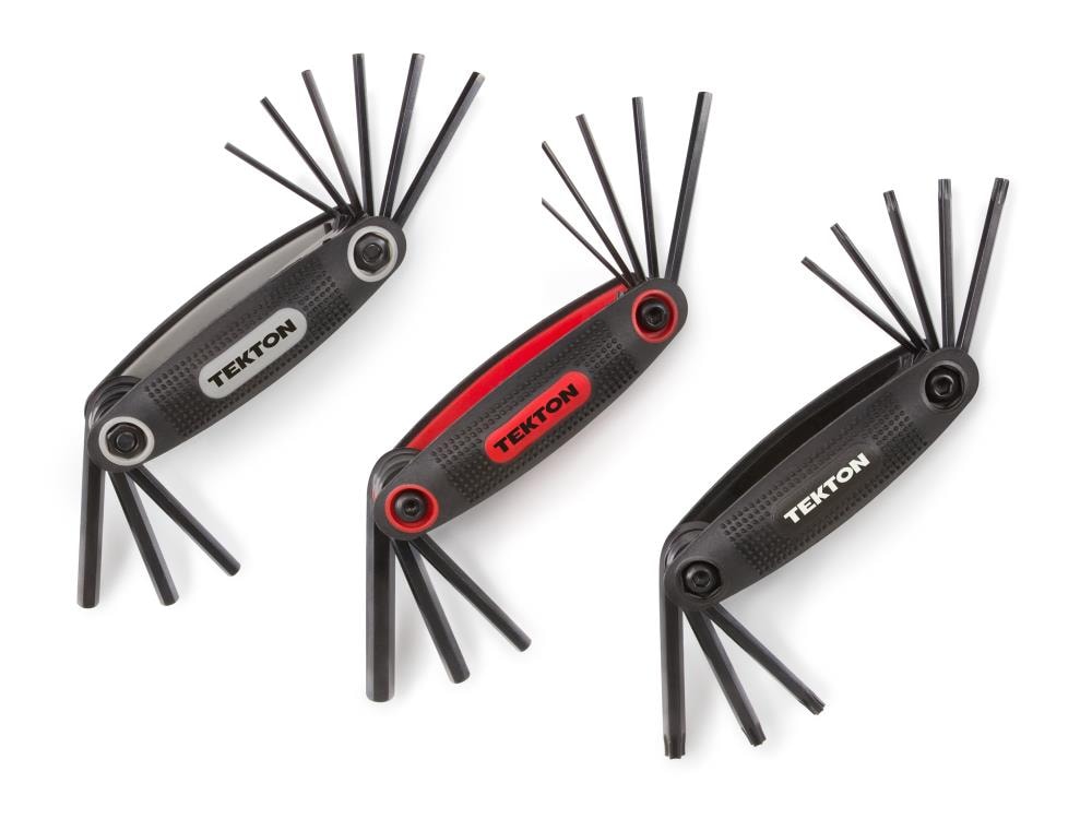TEKTON 25152 Assorted T-Handle Standard (SAE) and Metric combination 25.0 -Pieces Hex key set