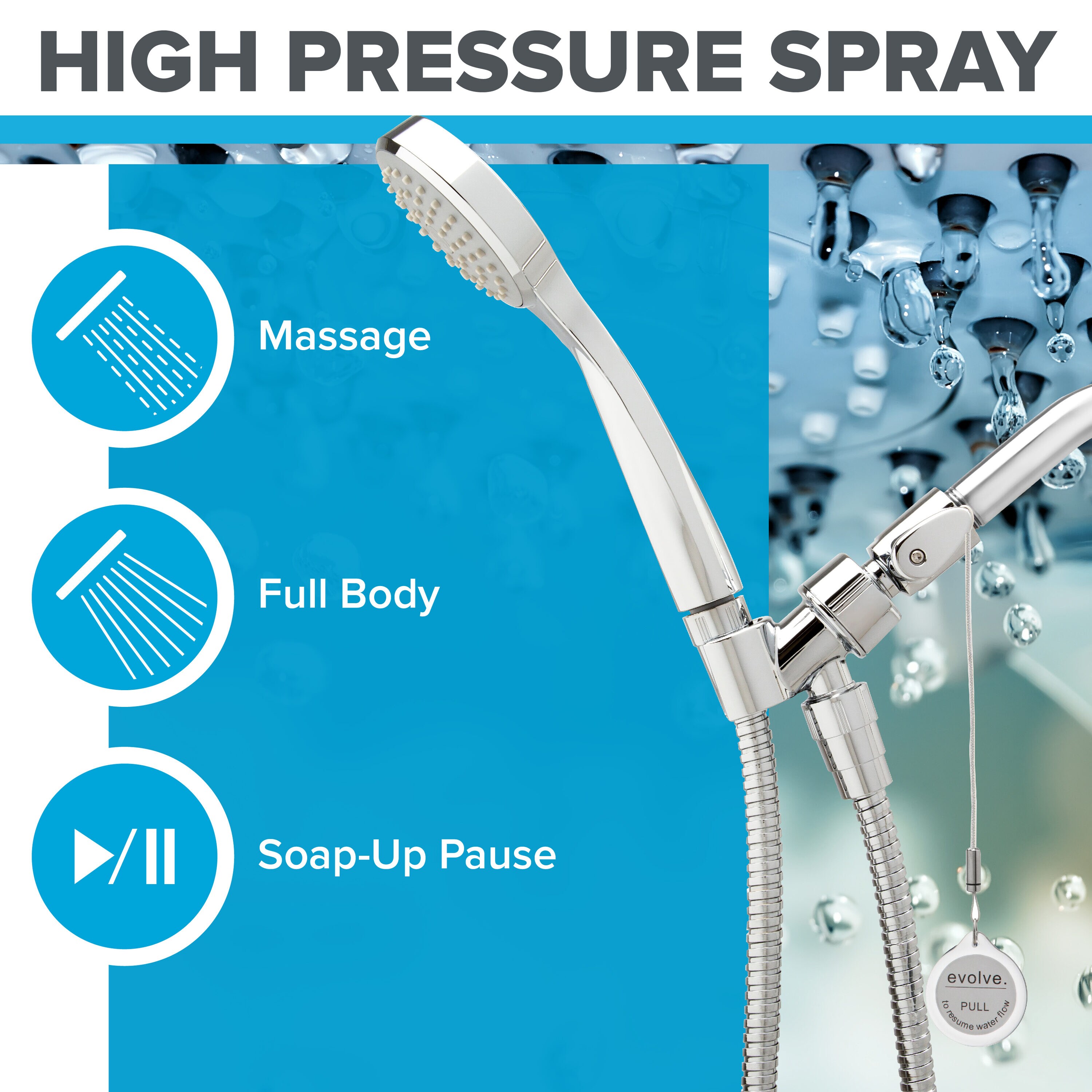 Evolve EV3041-CP200-SB-CS Fixed-Showerhead - View #6