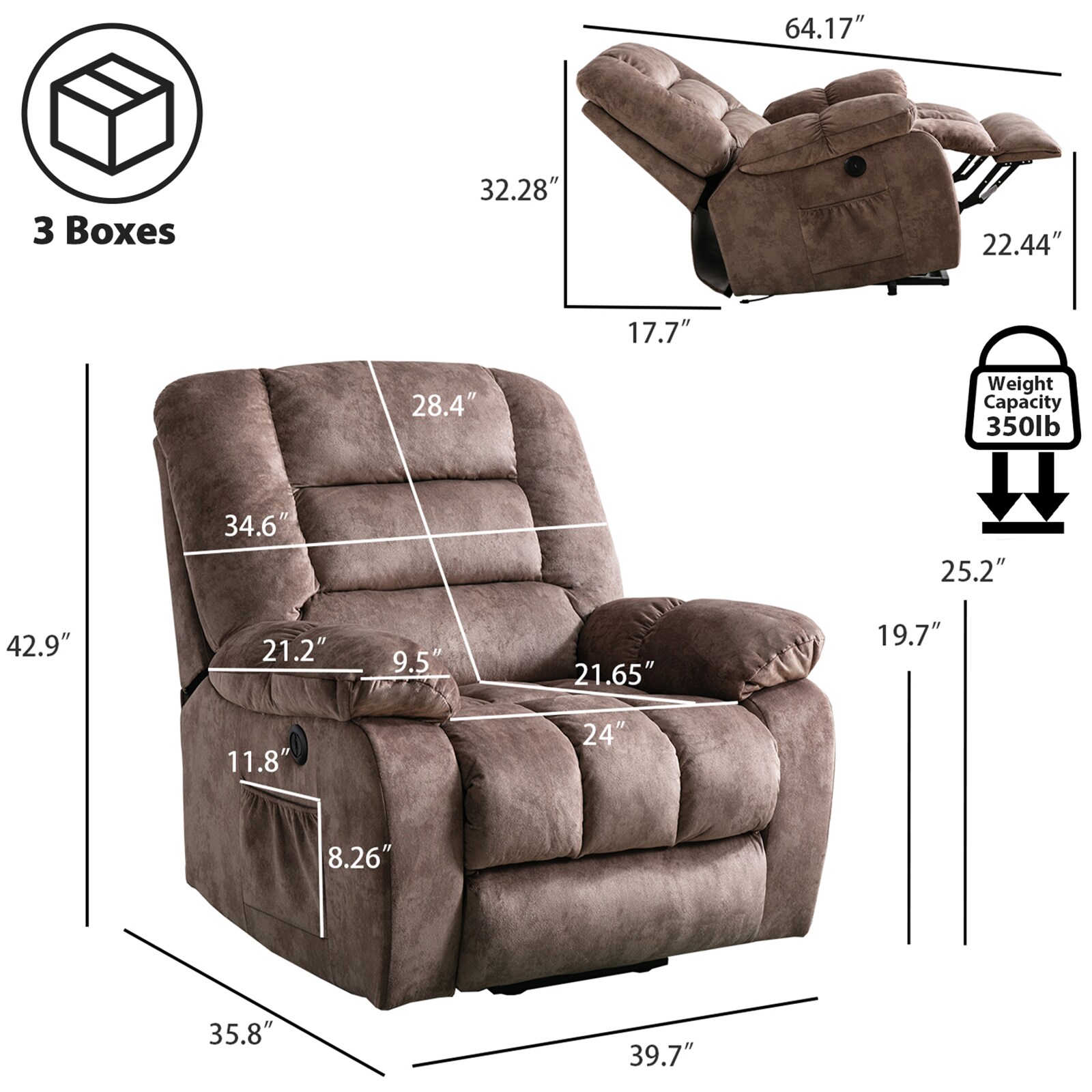 Canmov CL0525A001-D078 recliners - View #5
