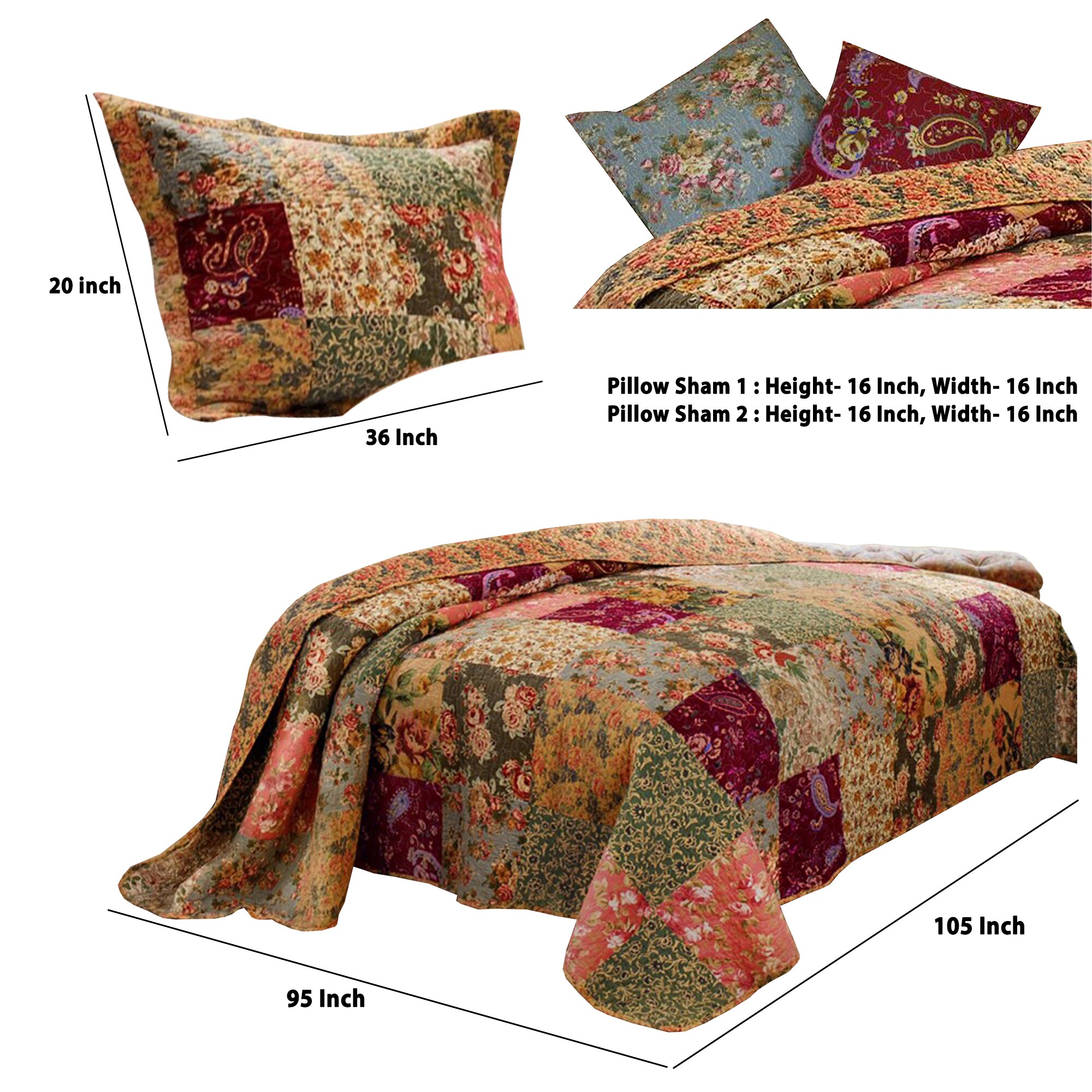 Benzara BM14930 bedding - View #5