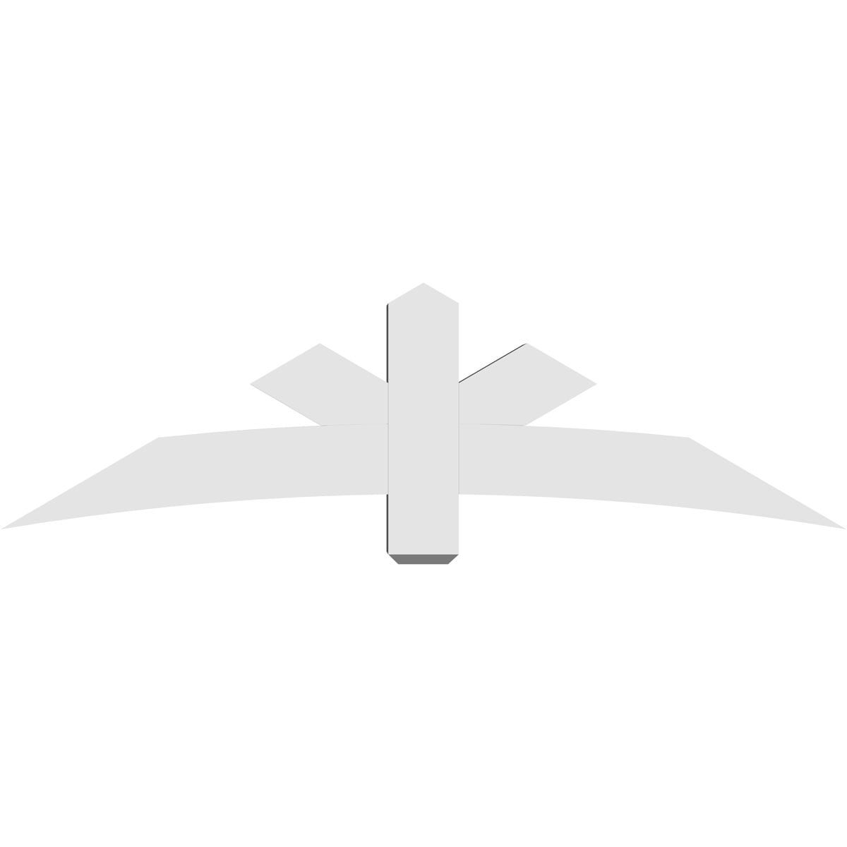 Ekena Millwork GBP072X21X0606ALB00 Exterior-Brackets-Braces - View #4