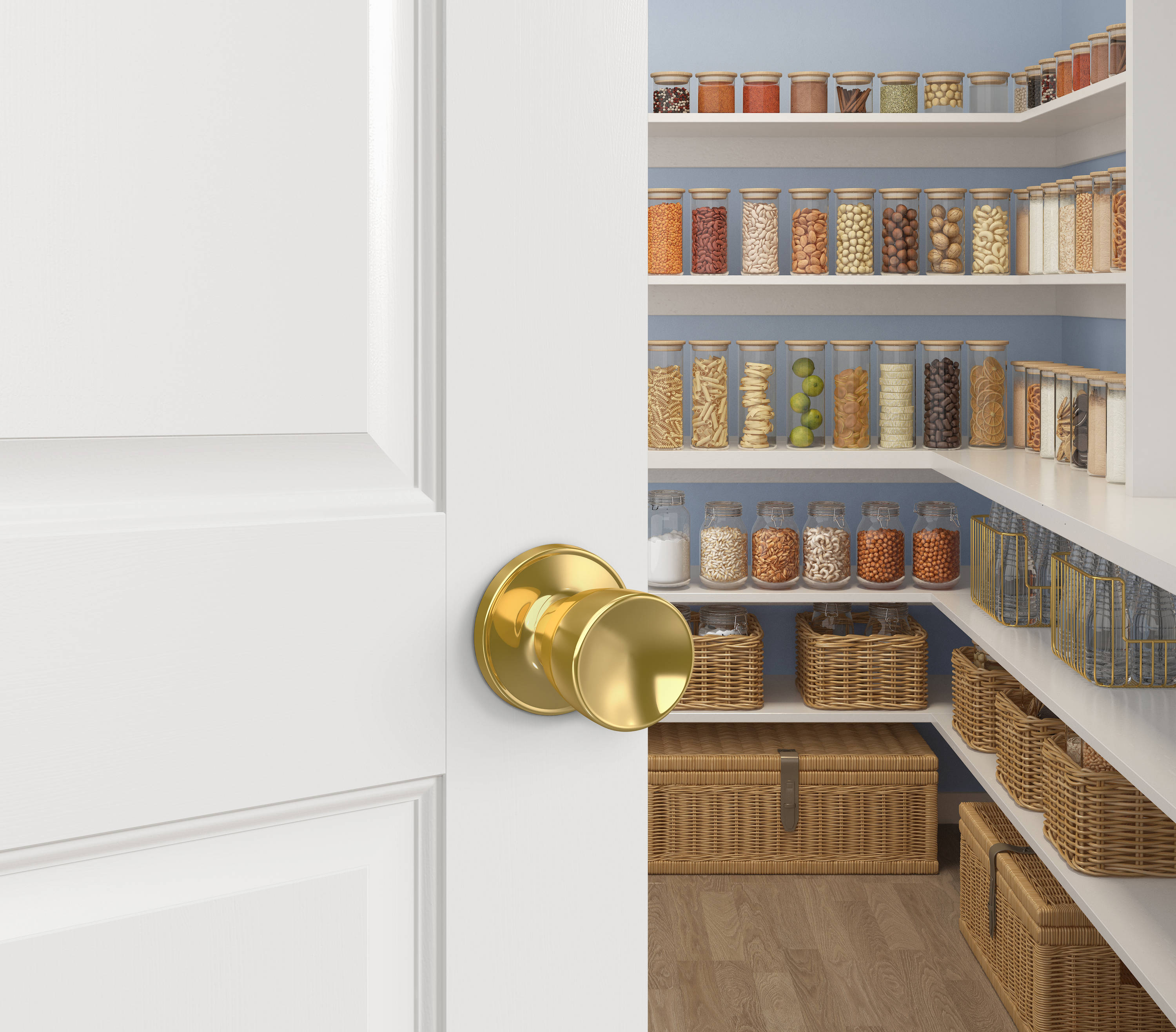 Home Front by Schlage U10 V BAN 605 Door-Knobs - View #2