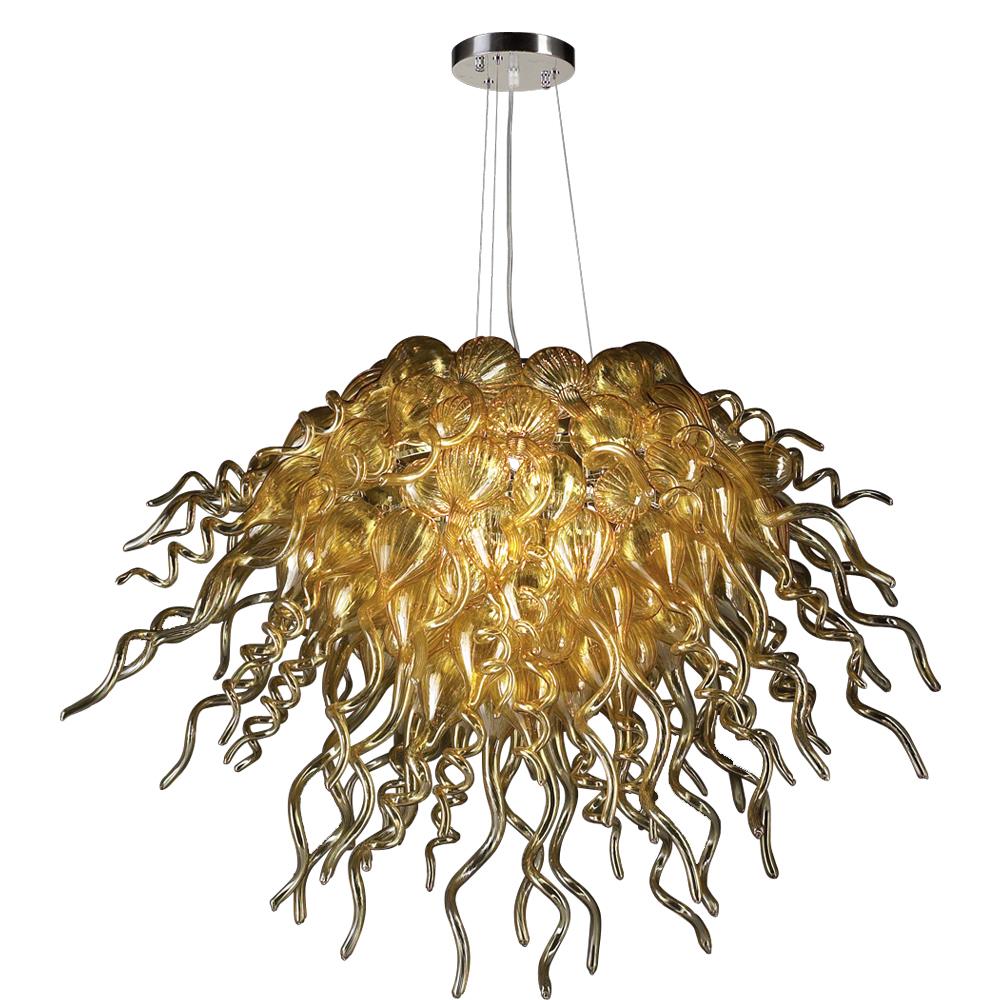 PLC Lighting 23616 FR/PC 1-Light Polished Chrome Transitional Dry Rated Chandelier