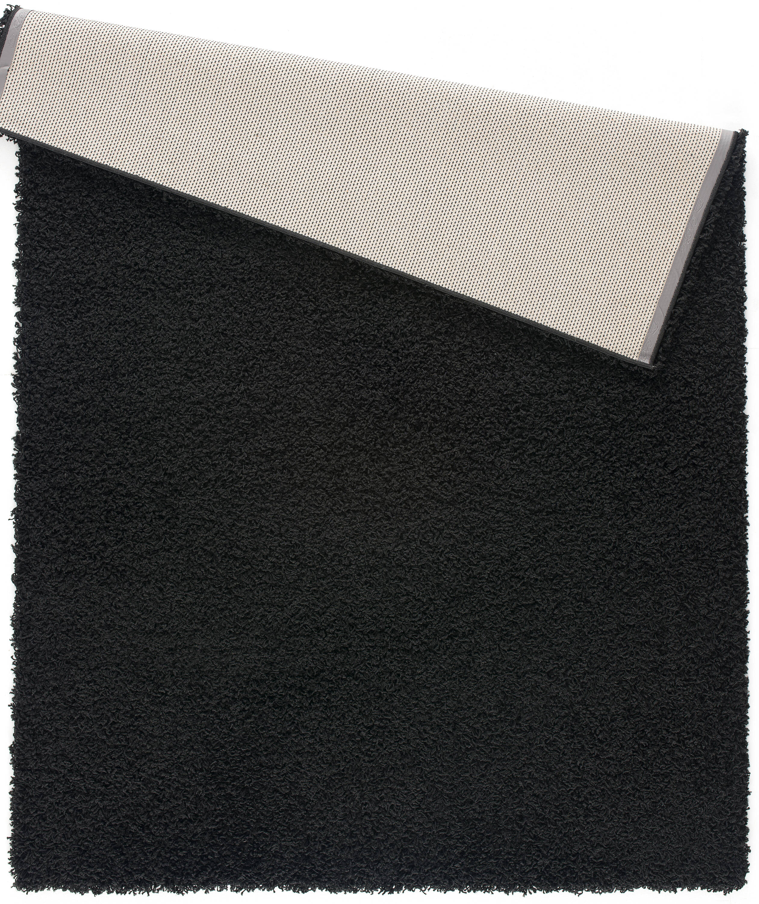 LBaiet BW542C57 Barrow 5 x 7 (ft) Loomed Polypropylene Black Rectangular Indoor Solid Area rug
