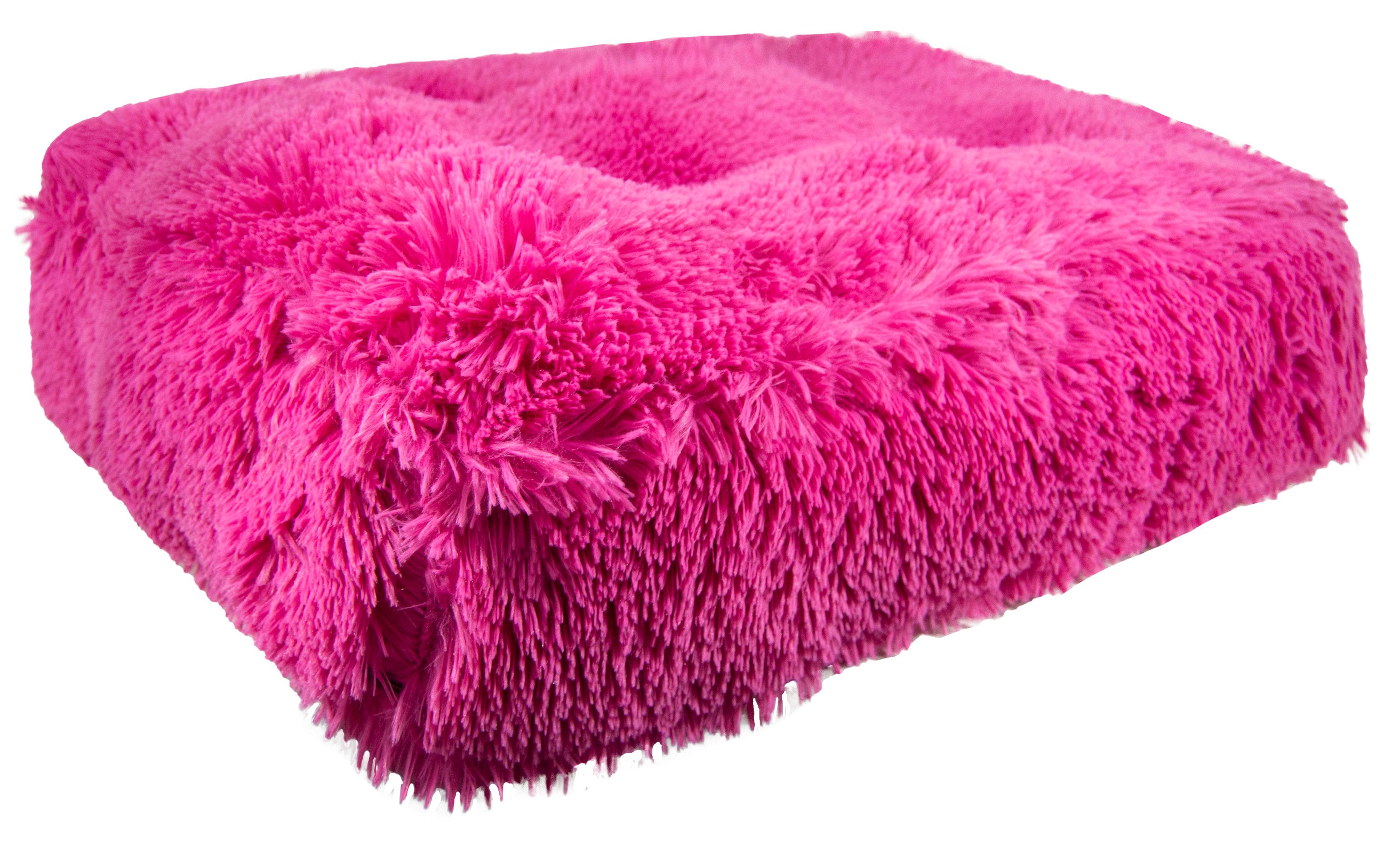Bessie and Barnie RECT-LLPP-LG Rectangular Pink Polyester Pillow Dog/Cat Bed ( Large )
