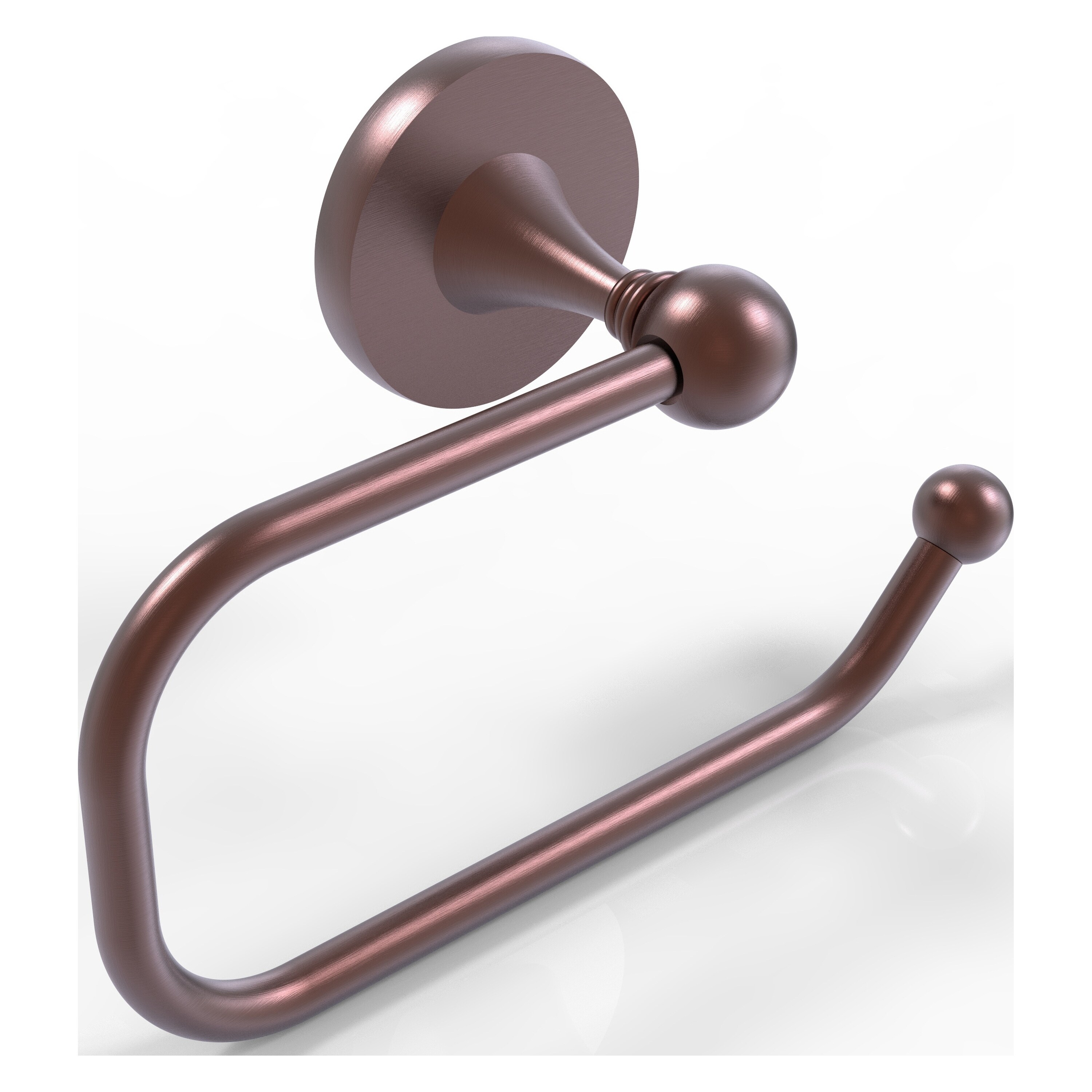 Allied Brass SL-24E-CA Shadwell Antique Copper Wall mount Single post Toilet Paper Holder 1 -Rolls