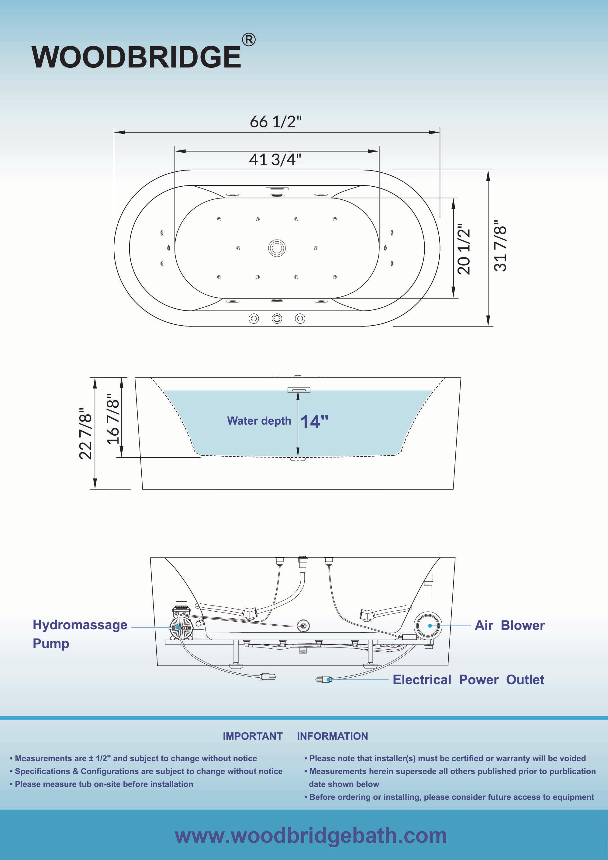 Woodbridge LB264 bathtubs - View #9