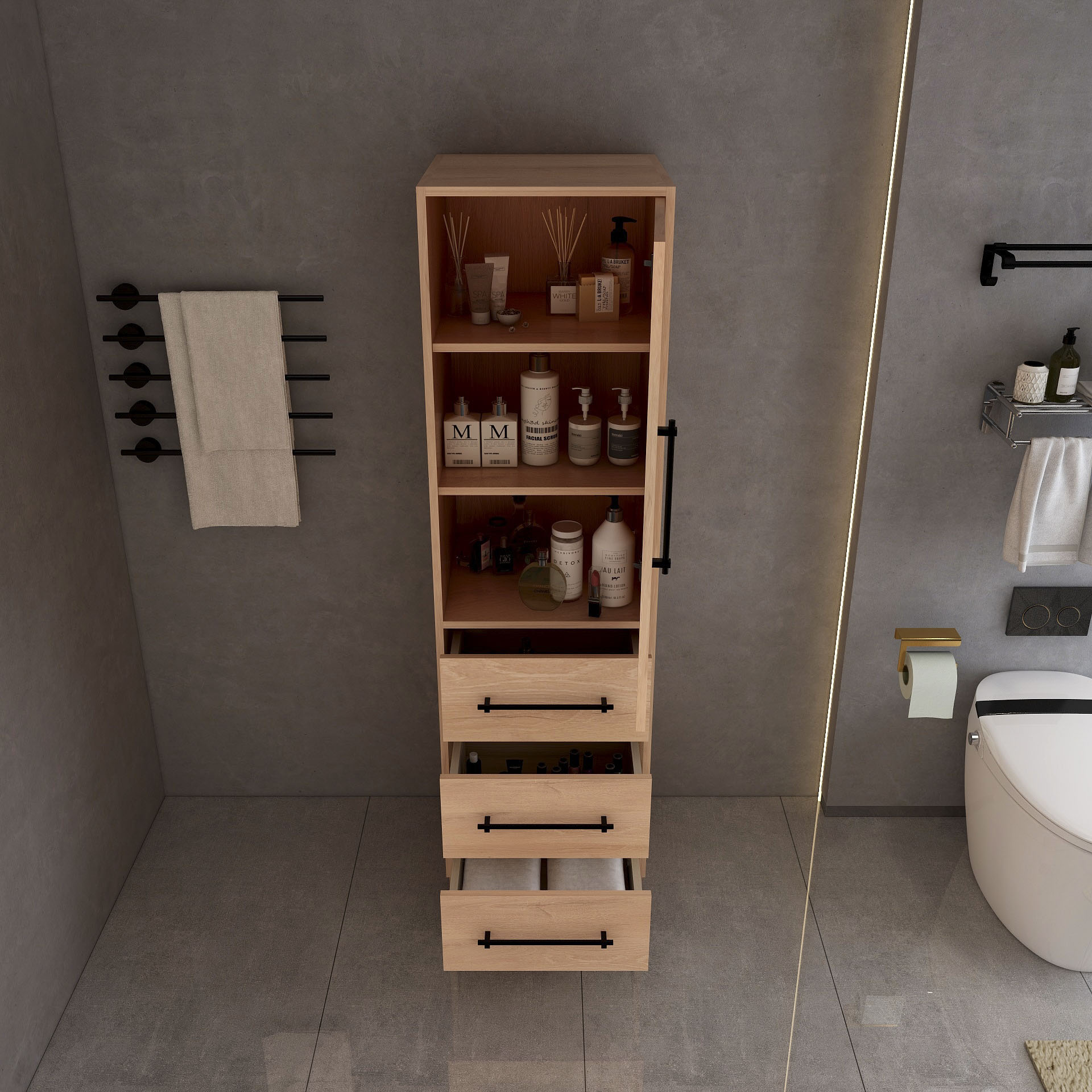 BV Better Vanity VICTORIAS72-RO Bathroom-Wall-Cabinets - View #7