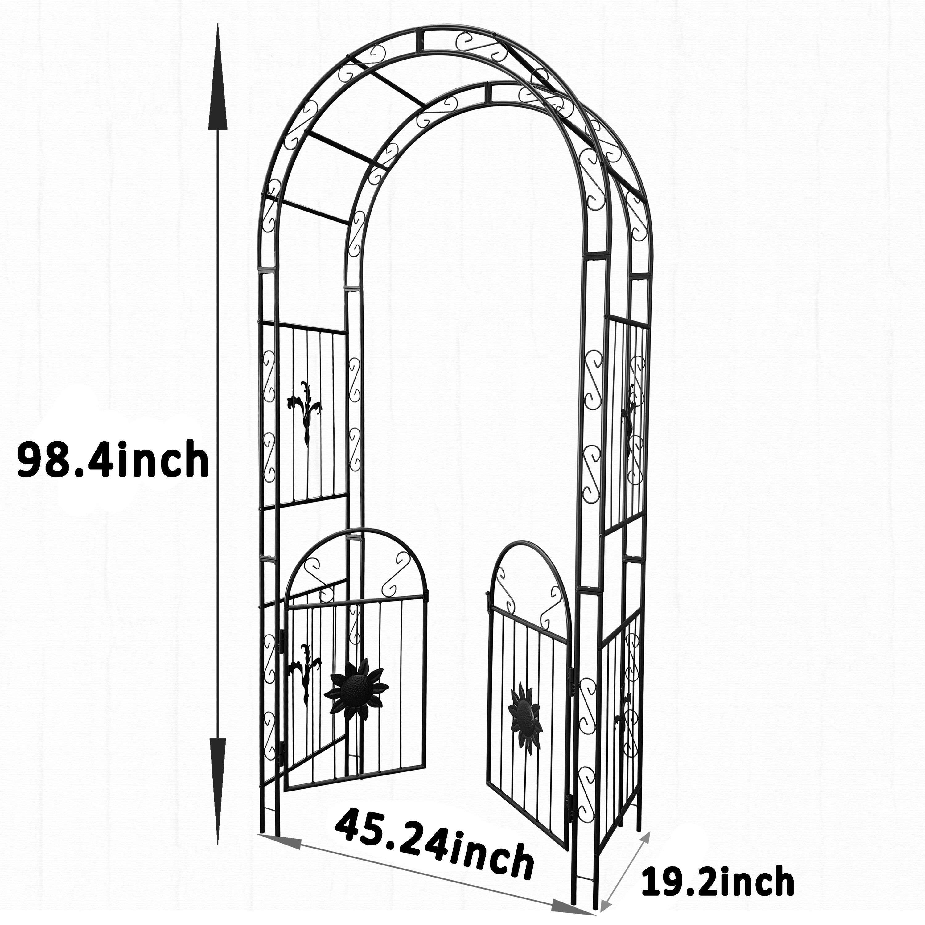 Kahomvis WS-QPT2-047 Garden-Trellis - View #3