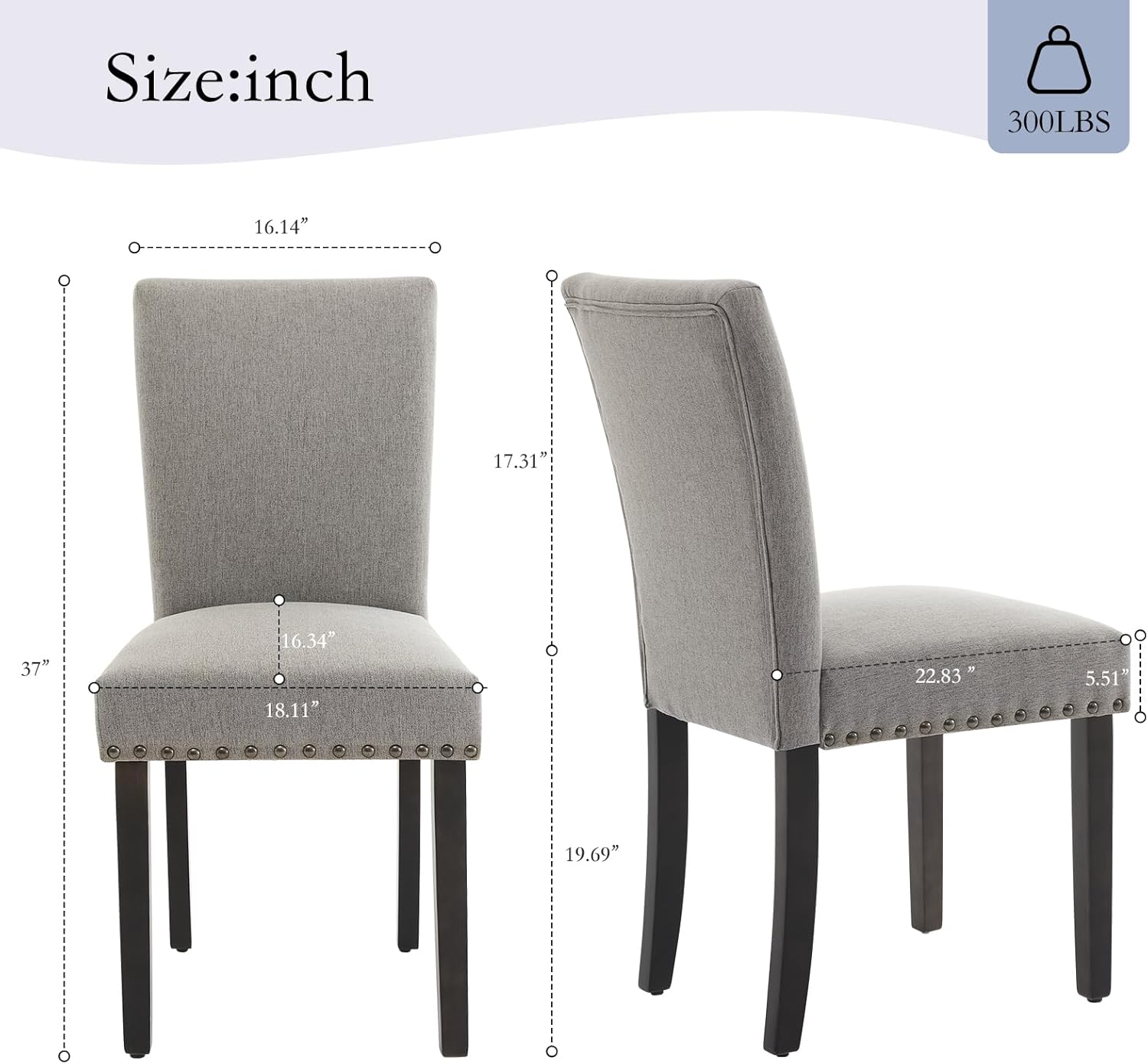 Qeetex LHF-CY-7BL20 Dining-Chairs - View #3