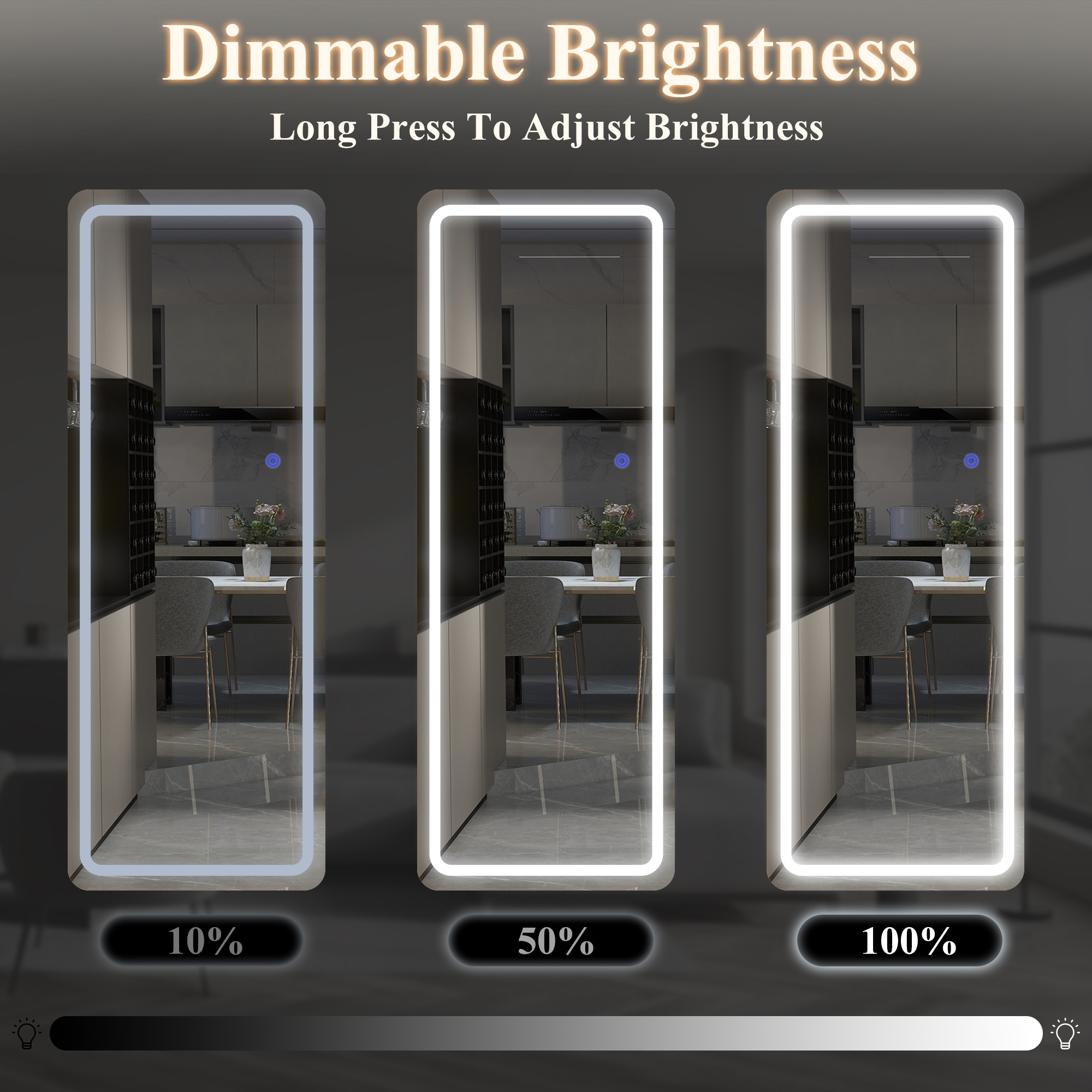 Dovelina LS-A-MR03024 Framed-Bath-Mirrors - View #4
