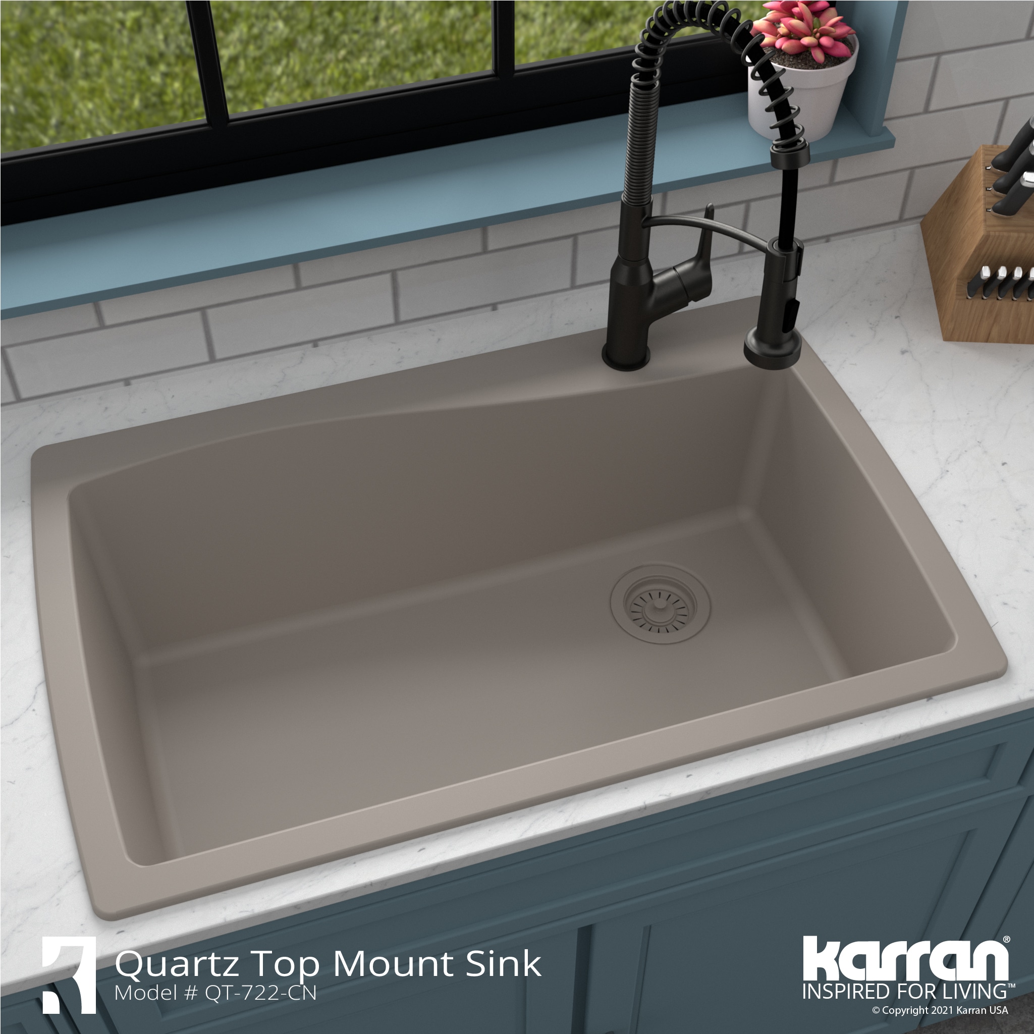 Karran QT-722-CN-PK1 Kitchen-Sinks - View #7