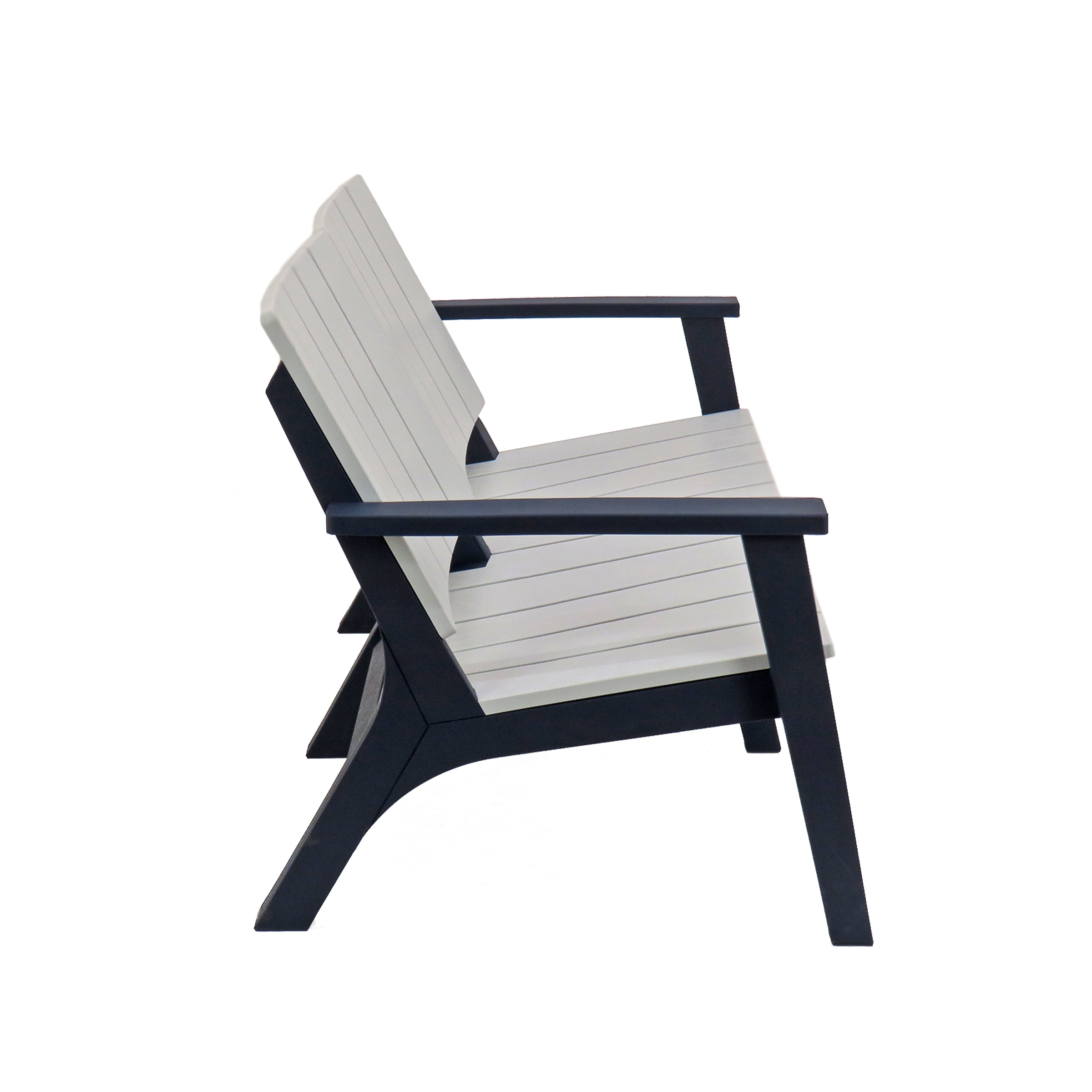 Berkley 4-Person Dark Blue and Gray Polypropylene Outdoor Seating Set