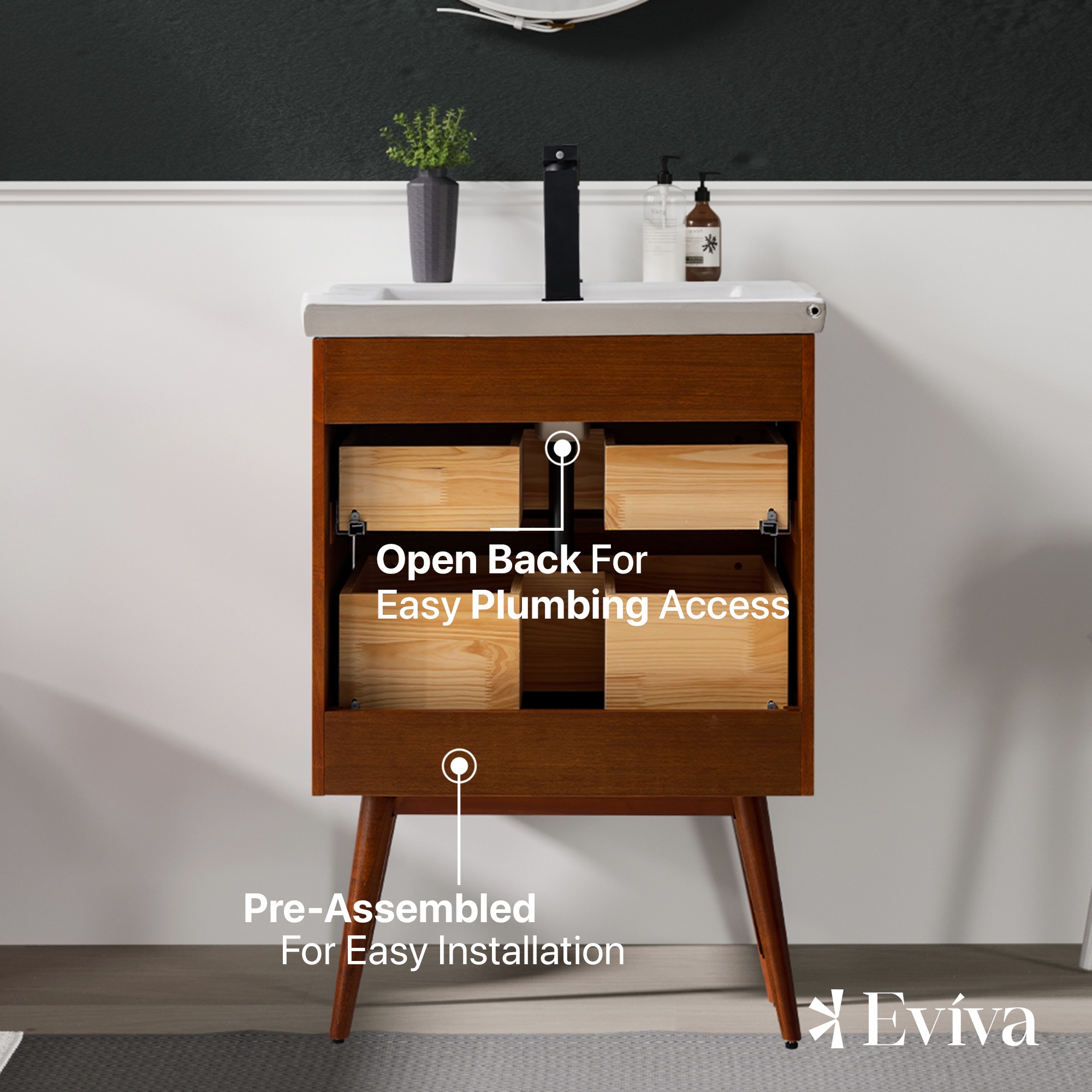 Eviva TVN111-24TK Bath-Vanity-Combo - View #6
