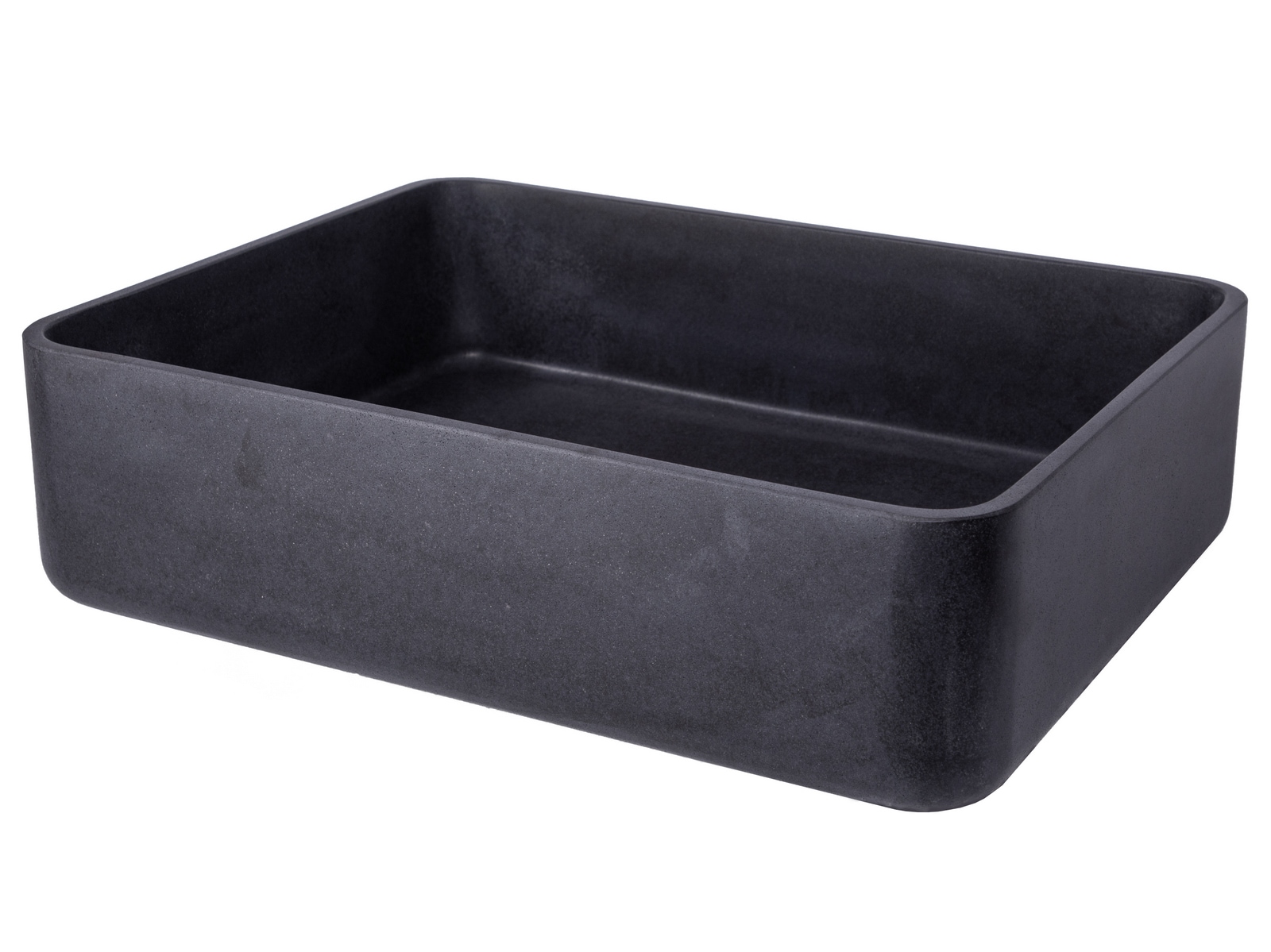 Eden Bath EBS047LS-H Natural stone Vessel Rectangular Modern Lava Stone Bathroom Sink ( 19.0-Inches x 14.75-Inches )
