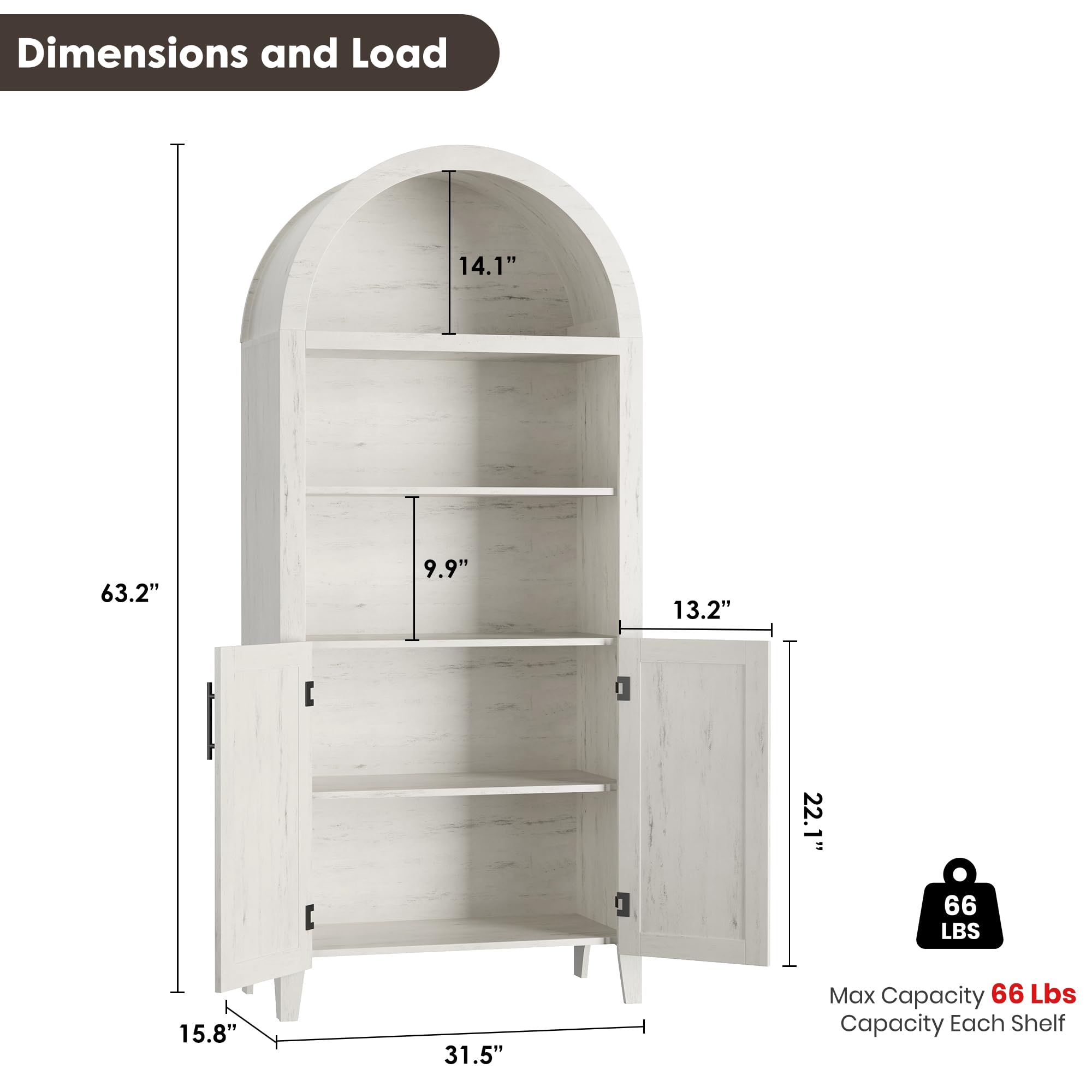 GarveeLife LSLX0401SJ035 bookcases - View #2