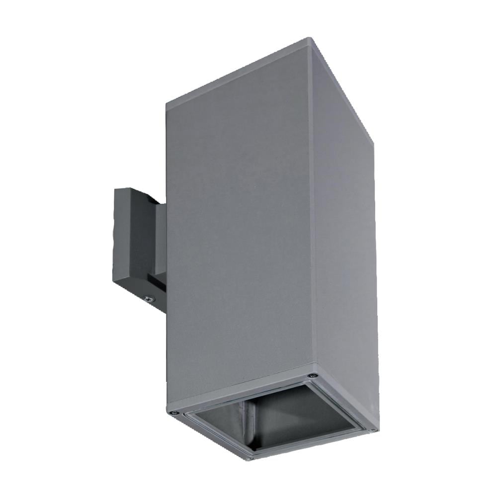 Eurofase 19210-018 Outdr 2 -Light 12.25-in H Gray Hardwired Outdoor Wall Light