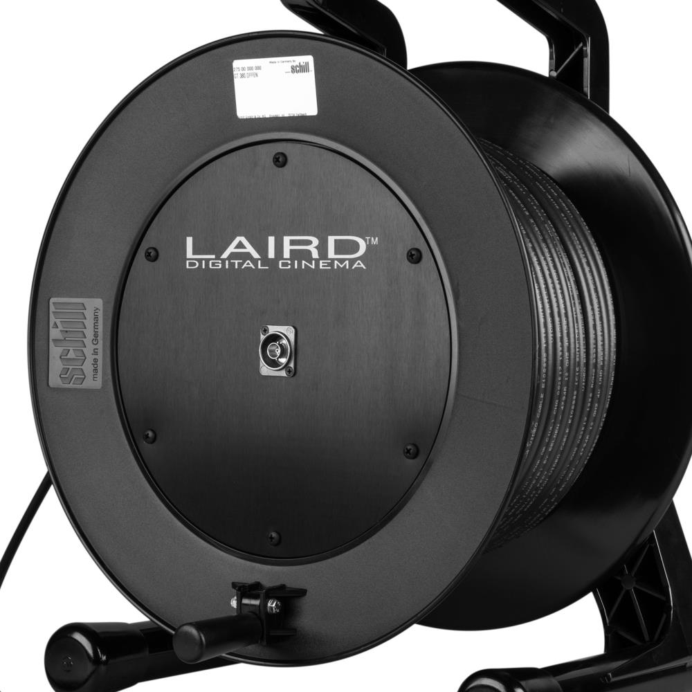 Laird Digital Cinema Laird Digital Cinema LCR-RT4855-100 12G-SDI-4KUHD  Single Link rearTWIST BNC to BNC Camera Cable on Reel, 100 ft. at