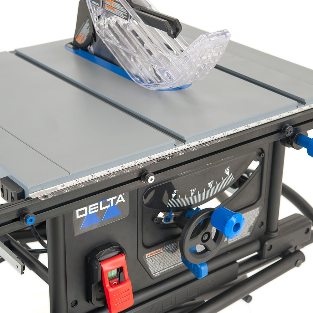 Delta 10-in 15-amp 120-volt Corded Portable Jobsite Table Saw With 