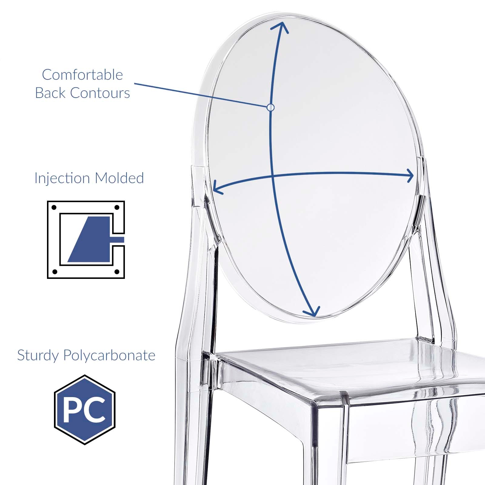 Modway EEI-906-CLR Dining-Chairs - View #3