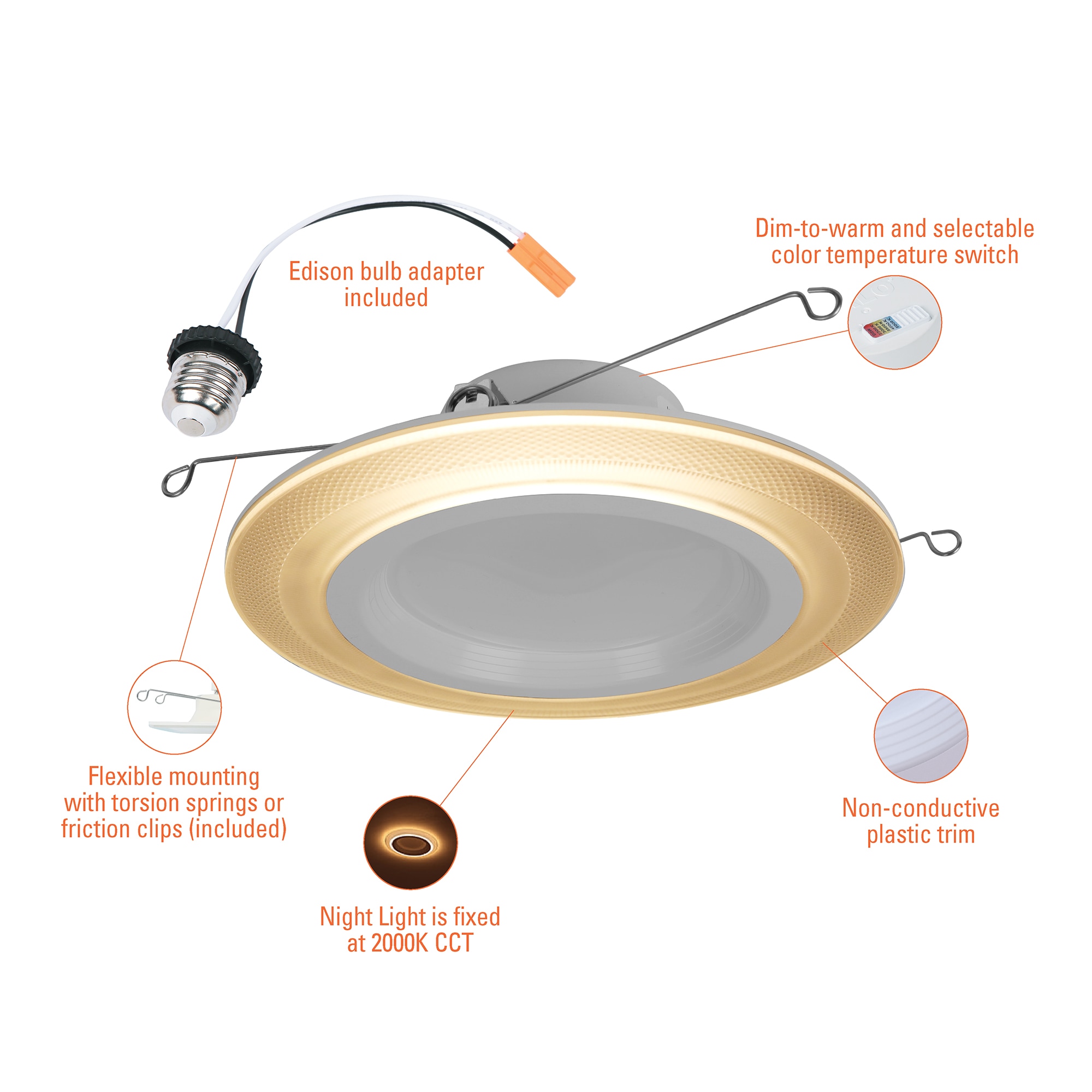 HALO RLNL56109FSD2W1EWH Led-Retrofit-Downlight - View #4