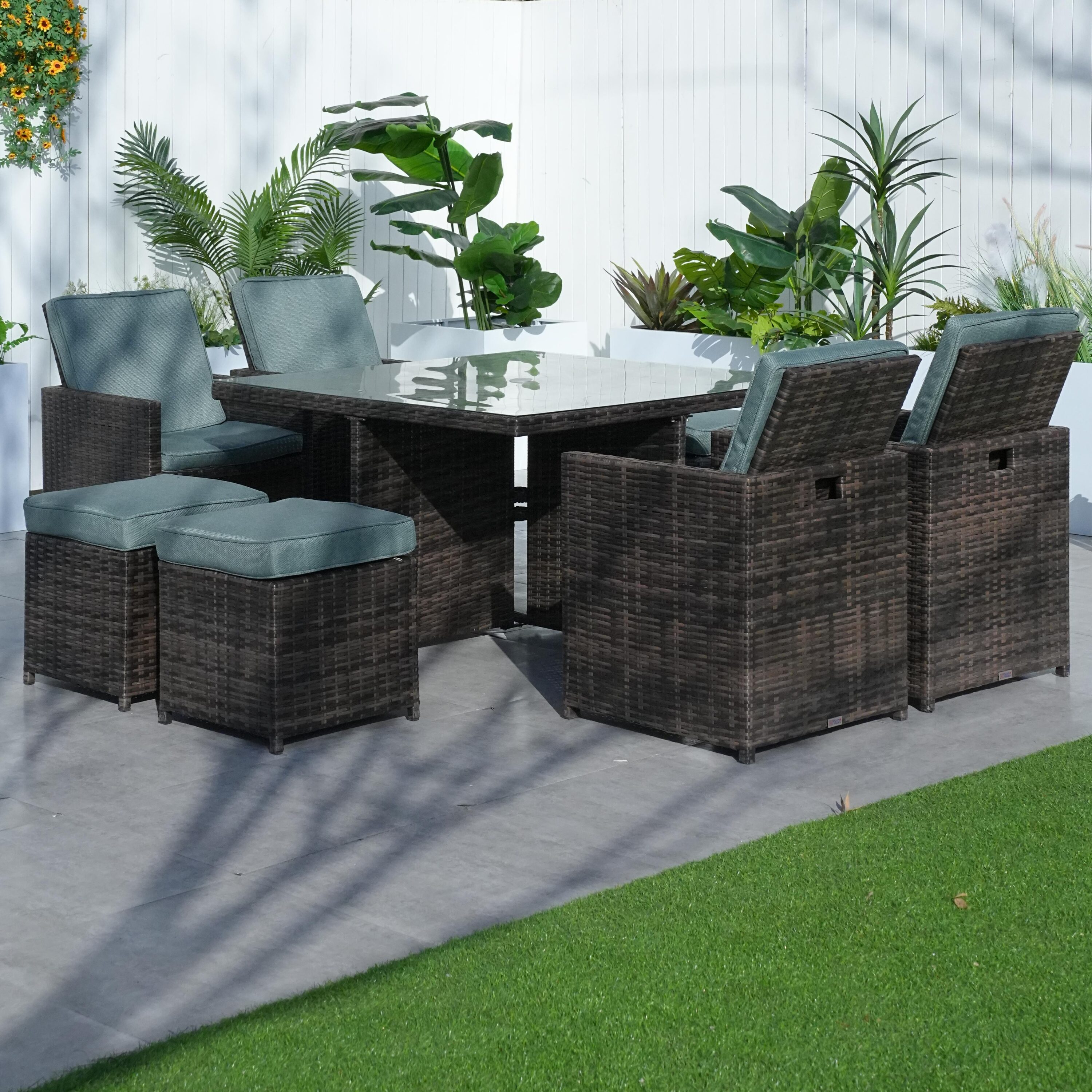 Direct Wicker DWD-3234BR-CE Patio-Dining-Sets - View #7