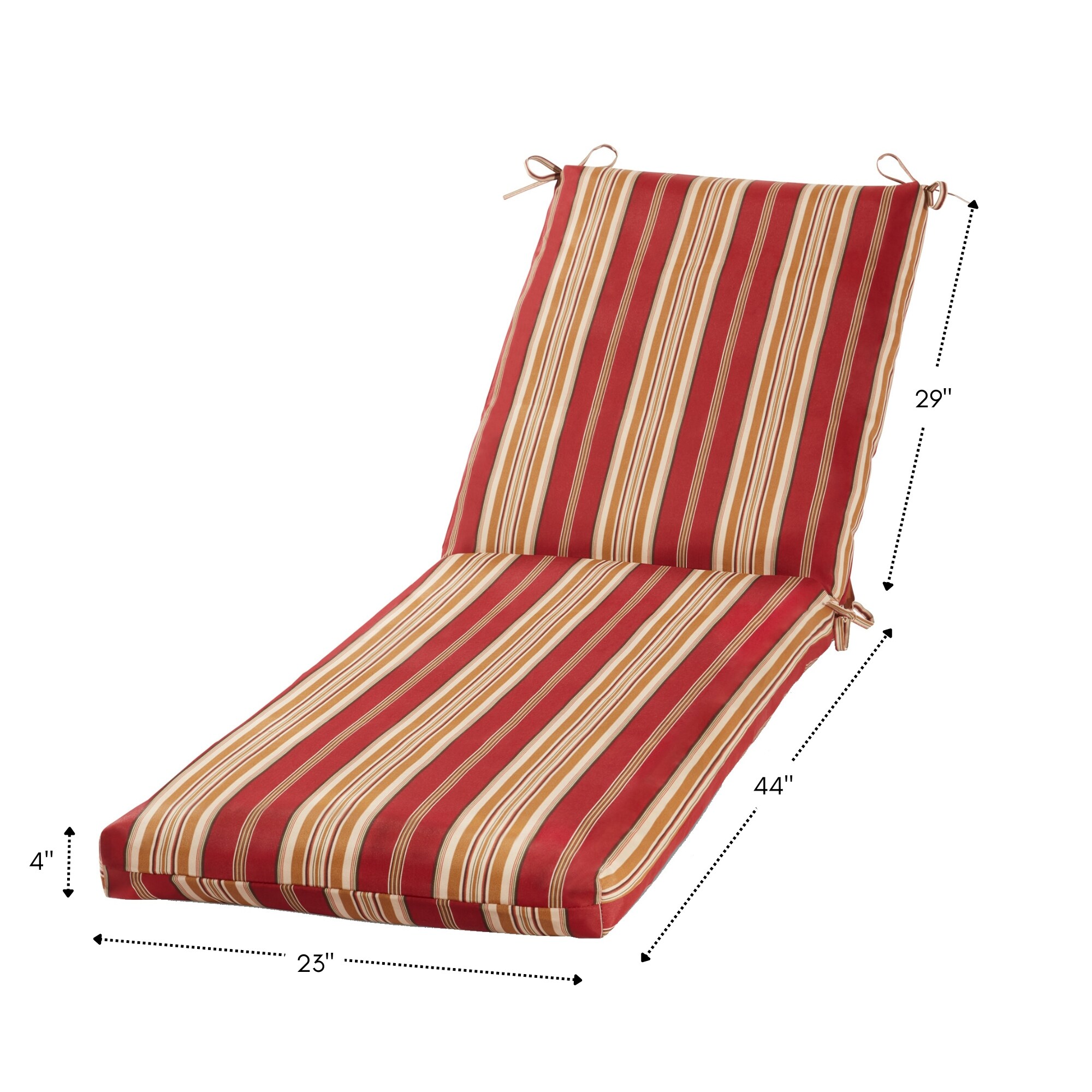 Greendale Home Fashions OC2802-ROMASTRIPE Patio-Furniture-Cushions - View #7