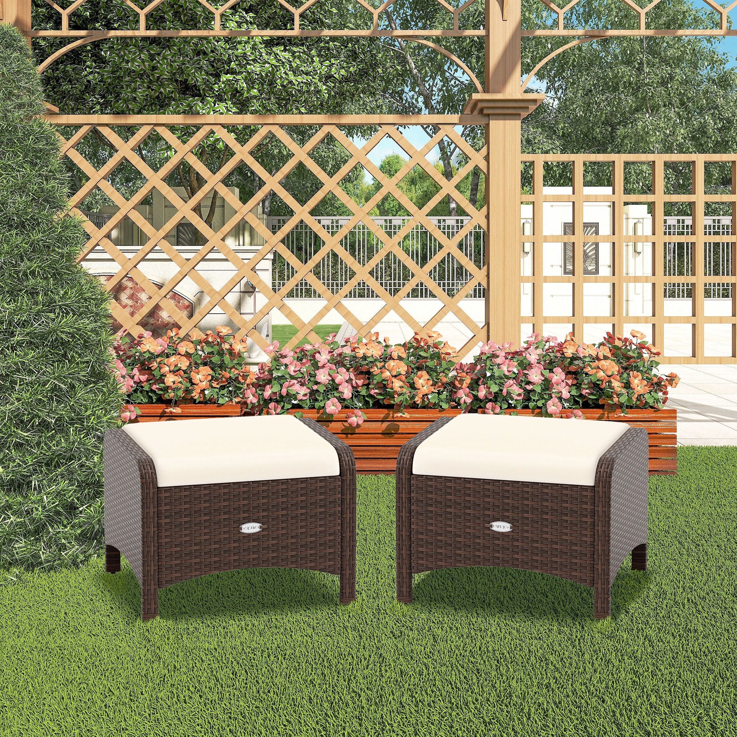 LIVIZA OUS72986BN Stools-Ottomans - View #6