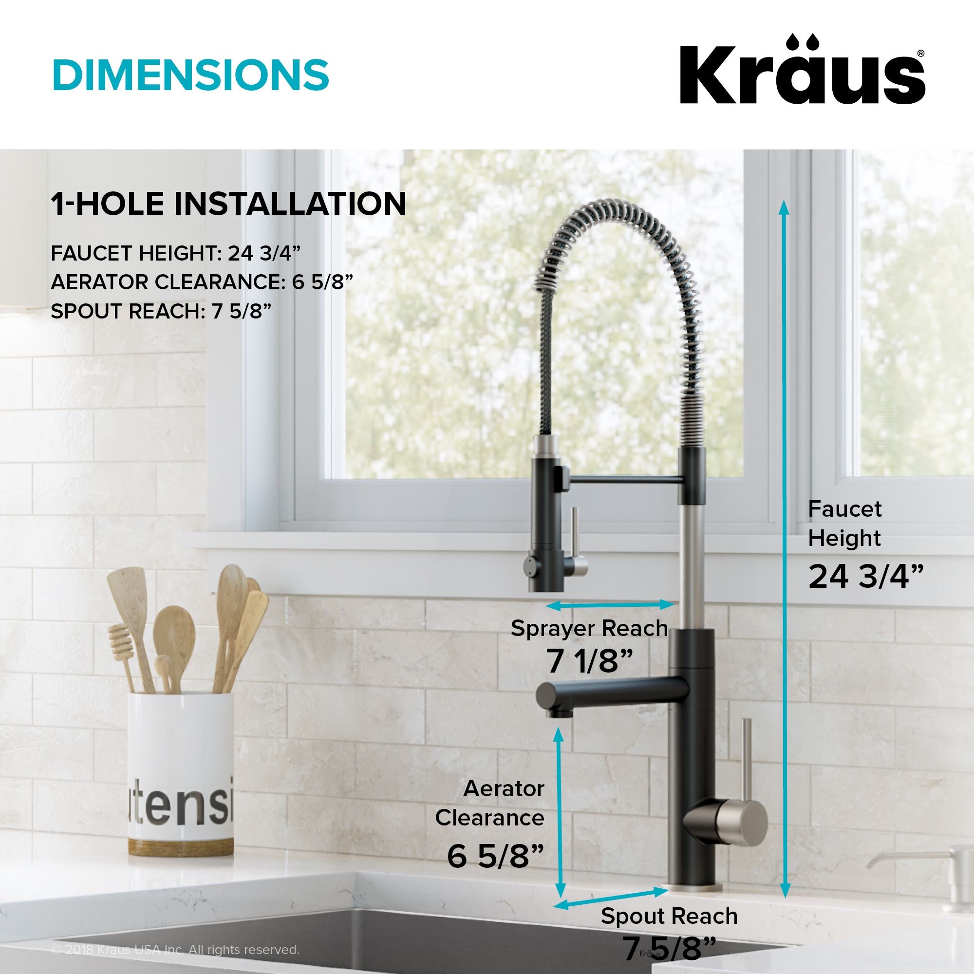 Kraus KPF-1603SFSMB Kitchen-Faucets - View #6
