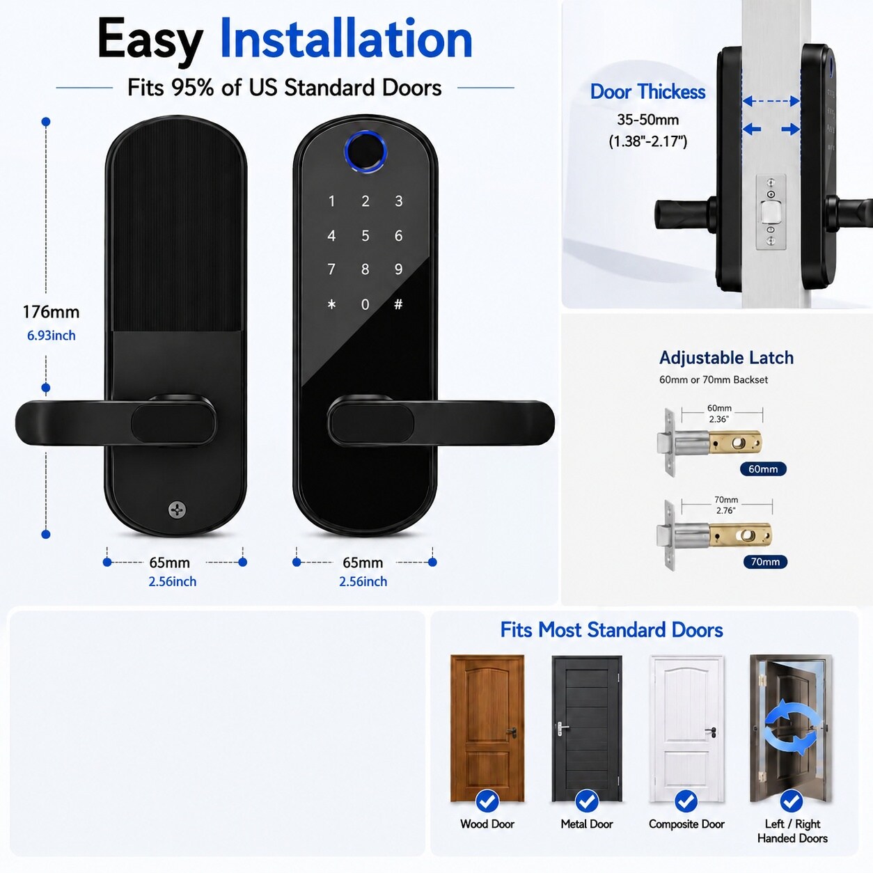 Justincity LJT0805J315 Electronic-Door-Locks - View #5