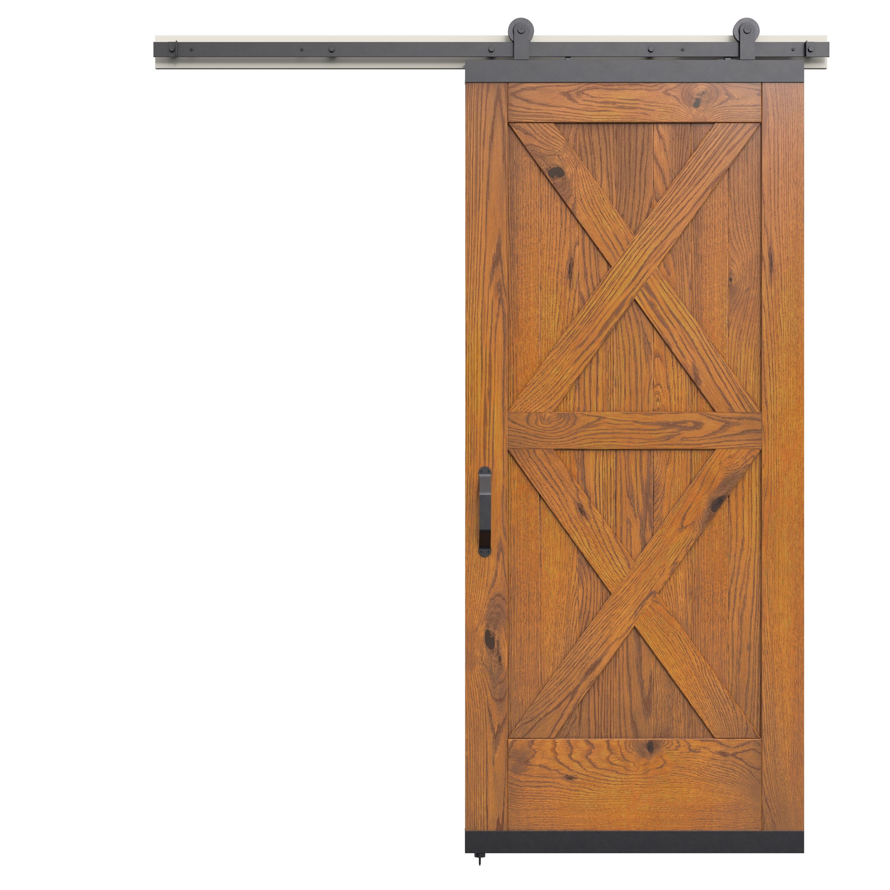 Crossbuck 36-in x 80-in Barn Doors at Lowes.com