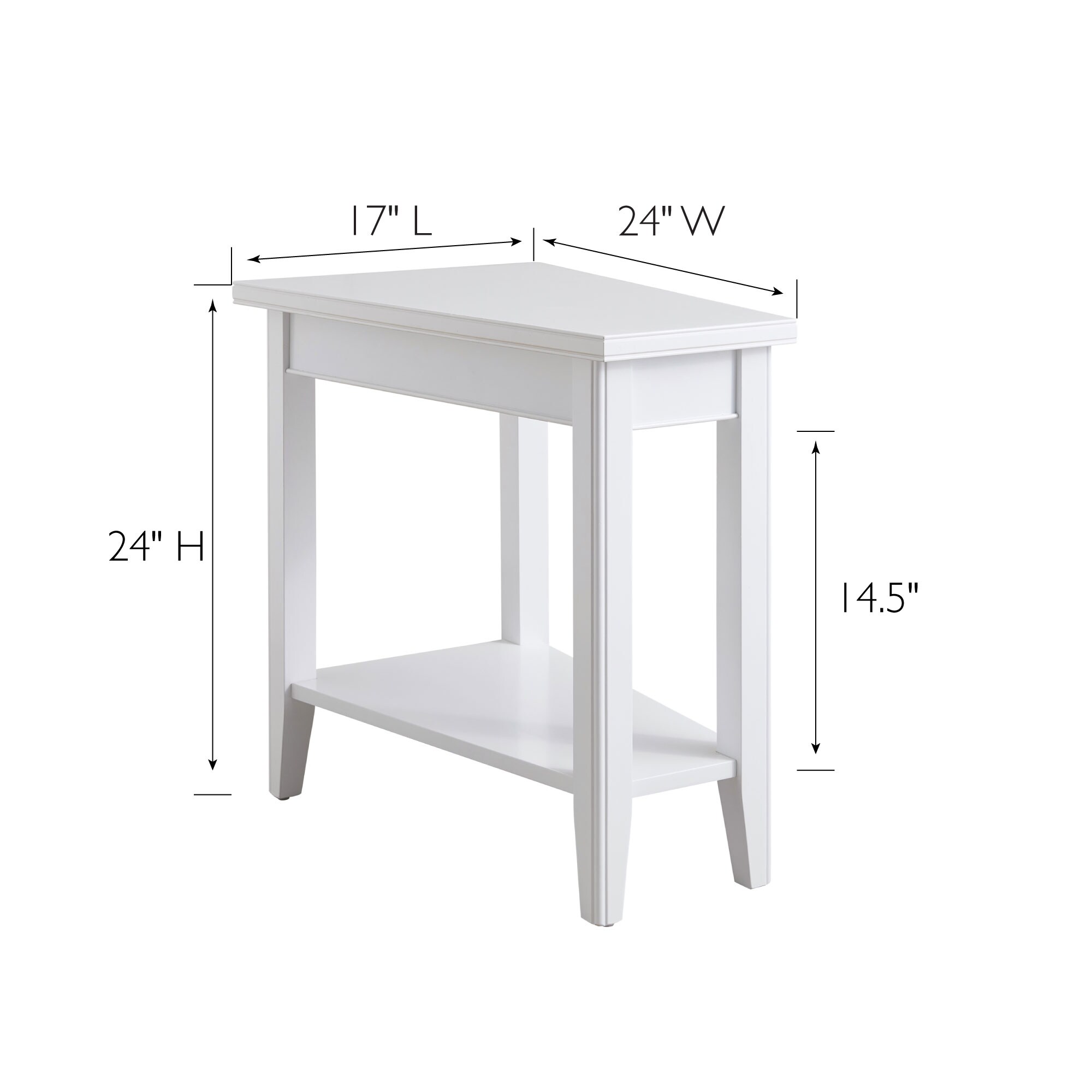 Leick Home 10502-WT End-Tables - View #3
