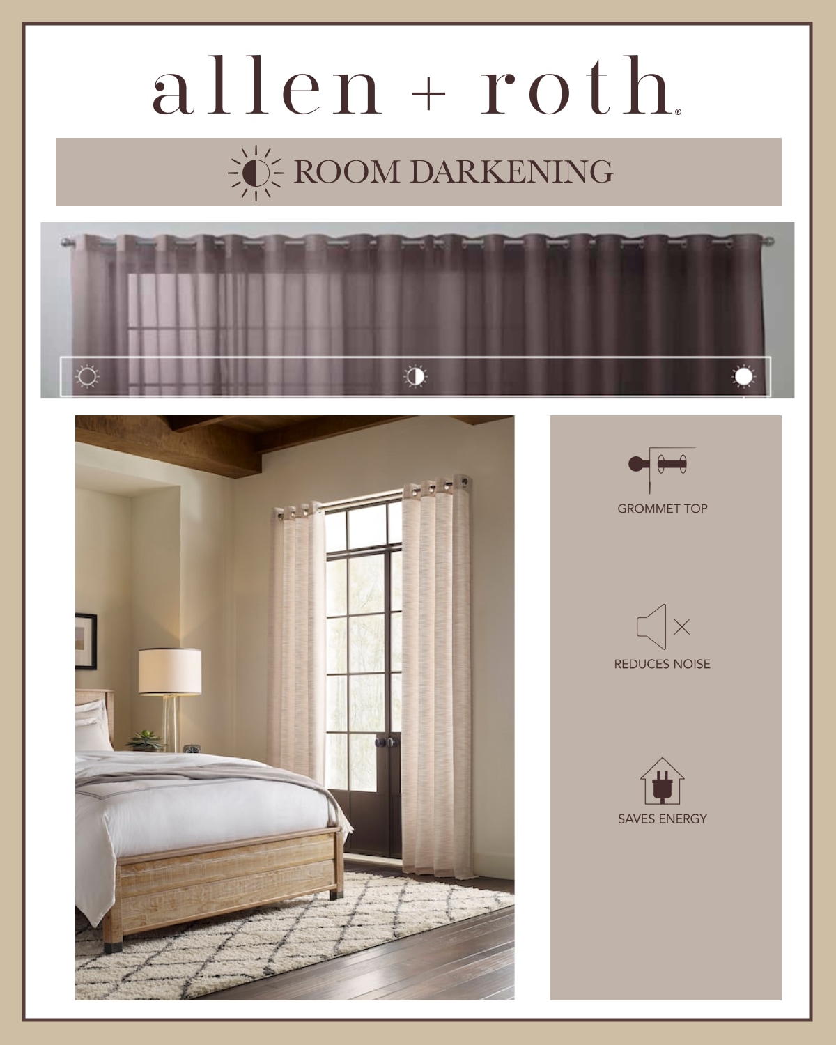 allen + roth X766.50184ZBG curtains - View #3