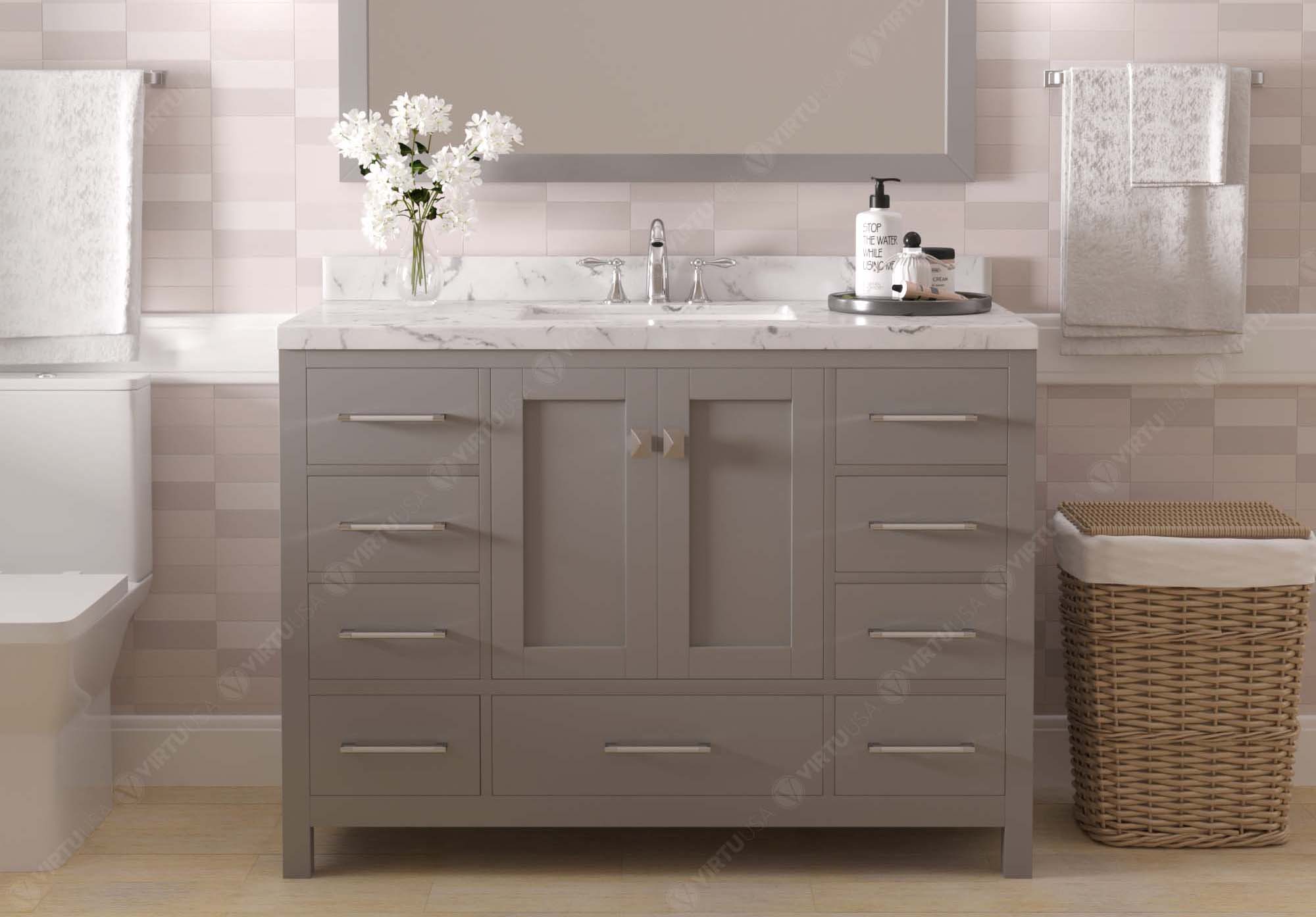 Virtu USA GS-50048-CMRO-GR-NM Bath-Vanity-Combo - View #2