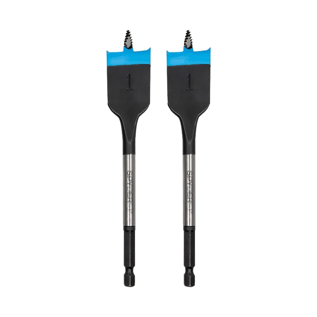 Spyder 11033 Stinger 2 -Piece 1-in x 6-in Woodboring Spade bit Drill Bit Set