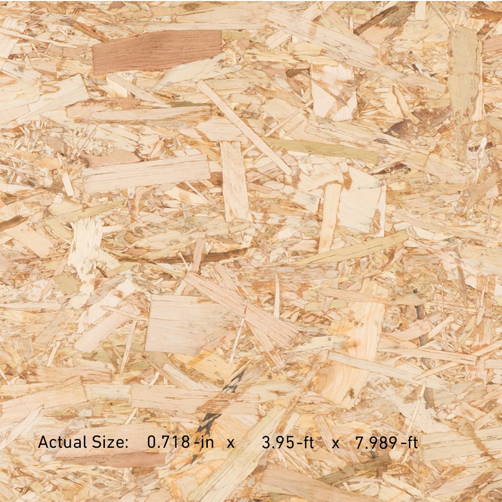 23 32 In X 4 Ft X 8 Ft Tongue And Groove Osb Subfloor In The Osb